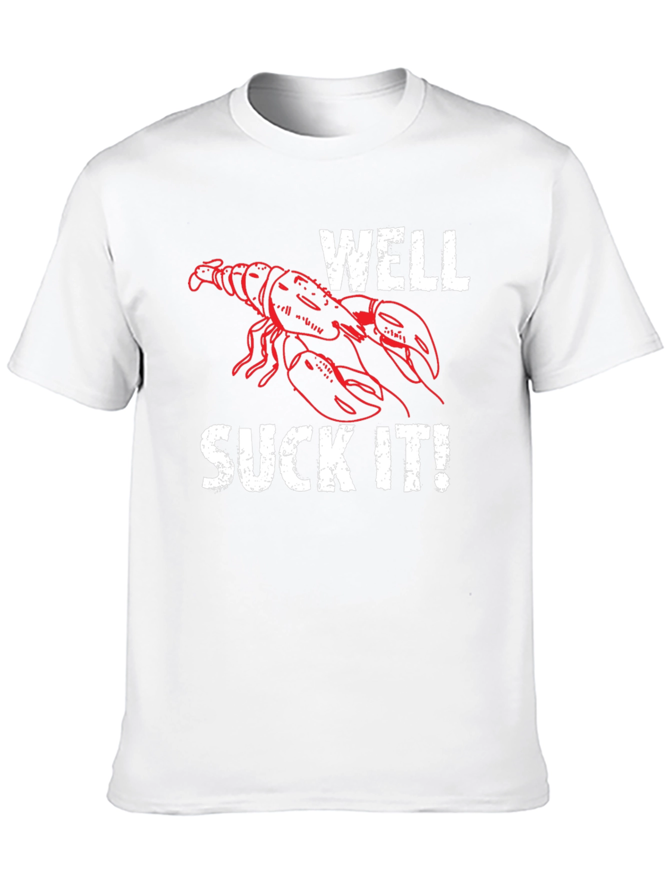 Black Well Suck It! Lobster Graphic Tee view 10