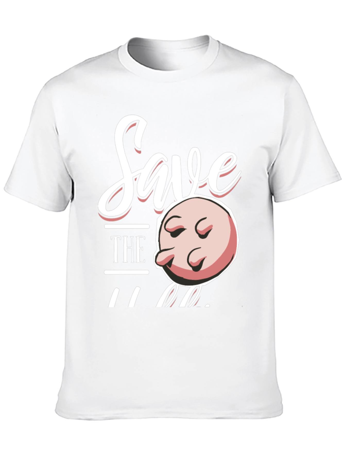 Black Save the Udders Funny T-Shirt view 10