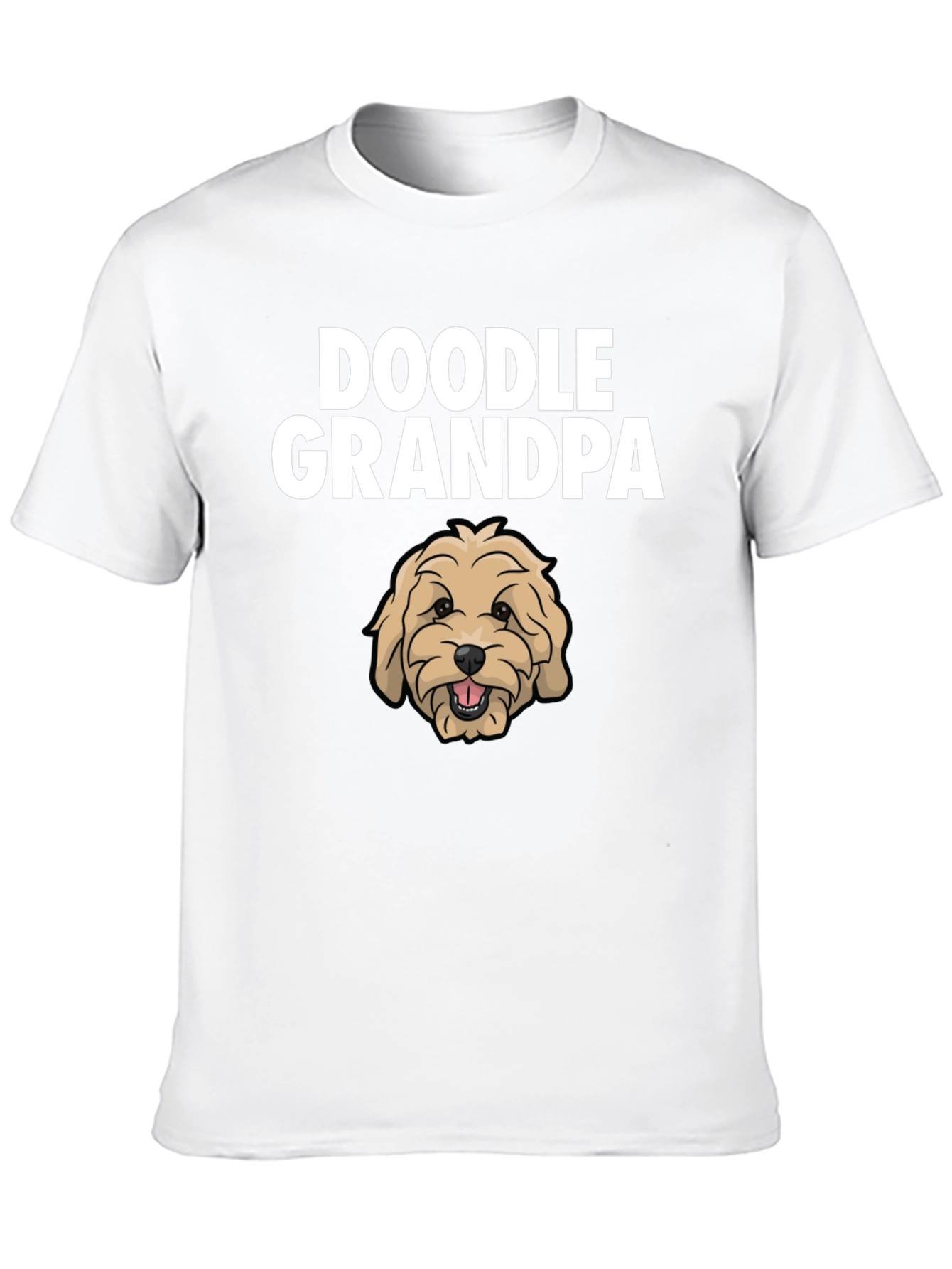 Doodle Grandpa T-Shirt - Cute Dog Graphic Tee - 10