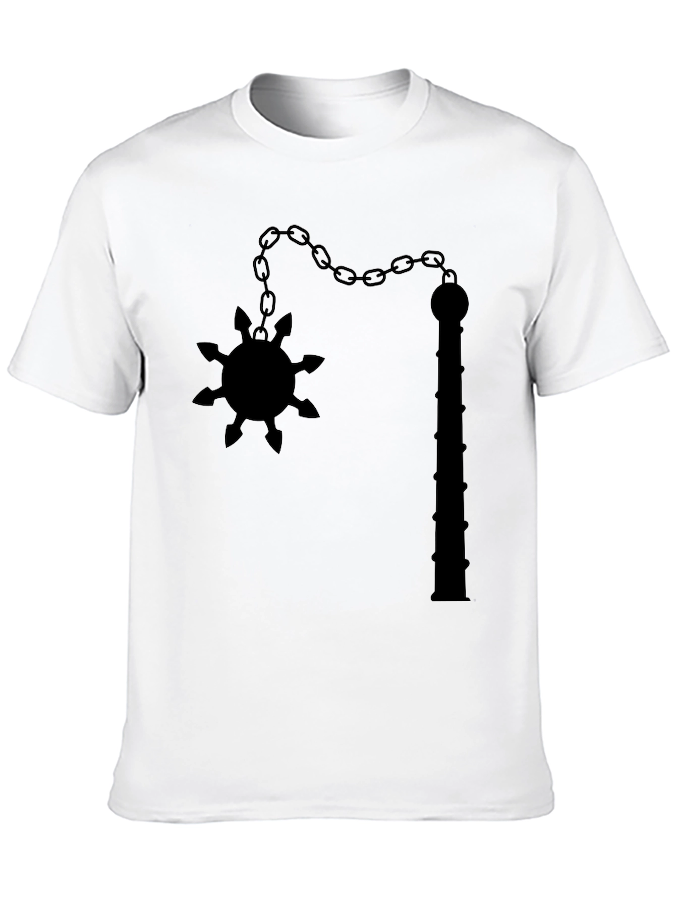 Black Flail Graphic Tee - Unique Edgy Design - 10