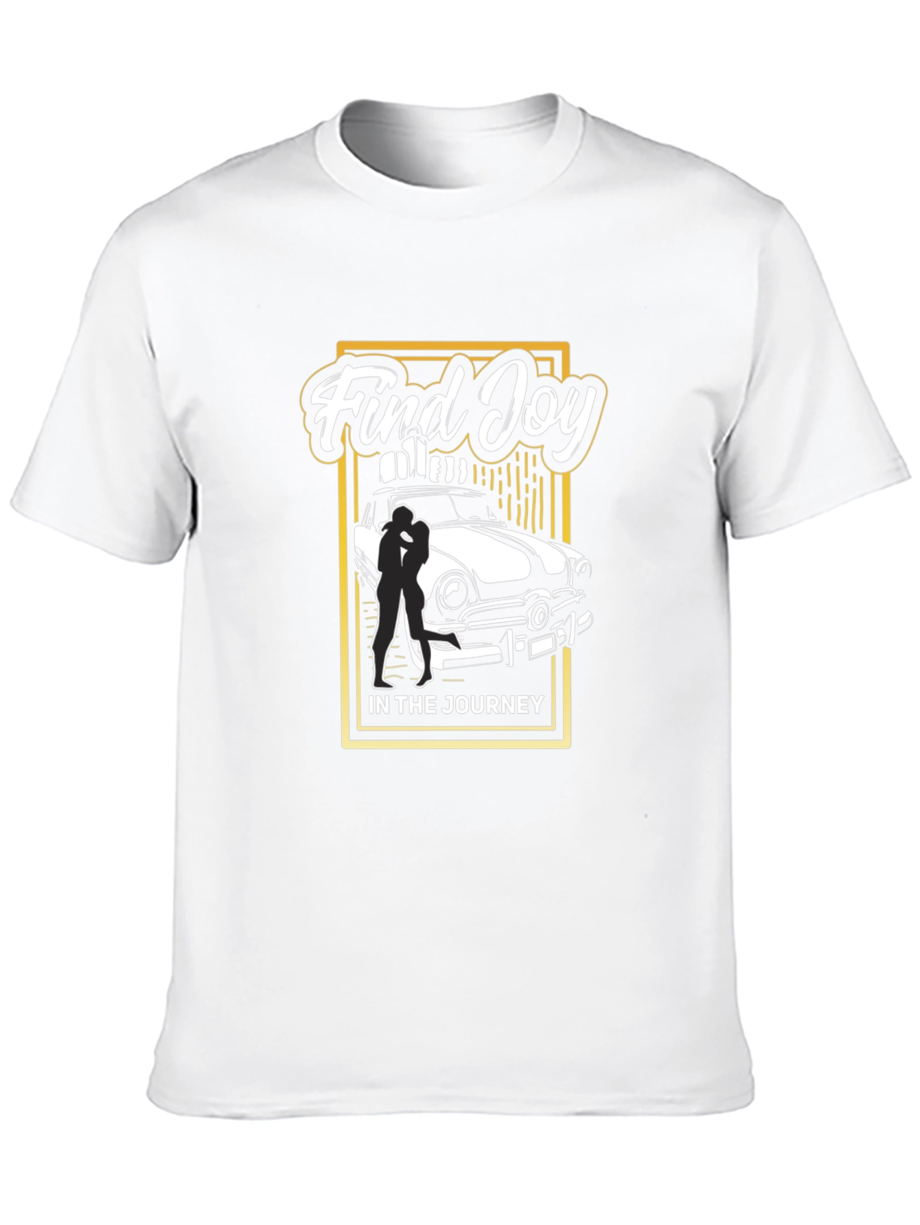 Find Joy Car Graphic Black Tee - 10