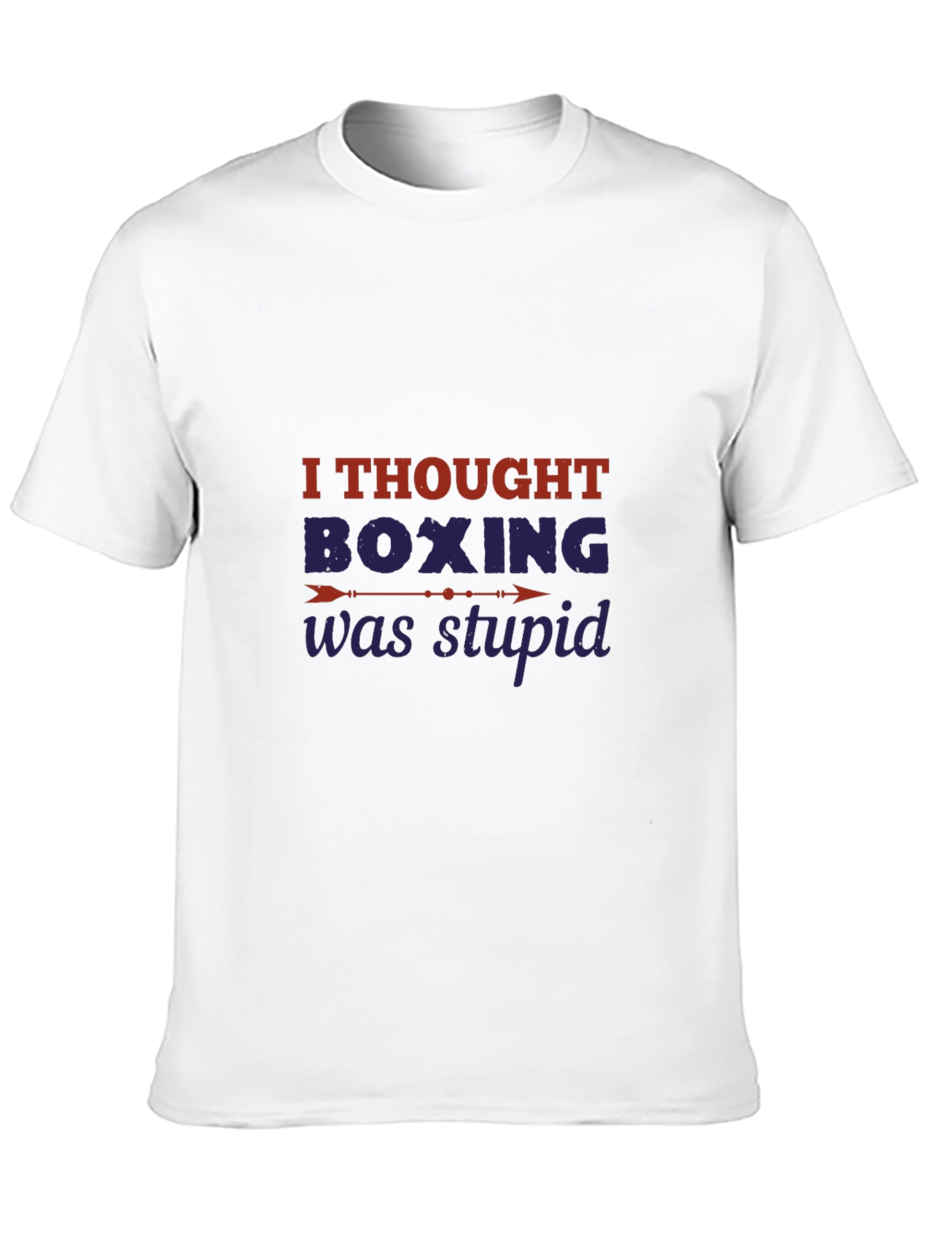 Black Boxing Stupid Funny Graphic Tee Shirt view 10