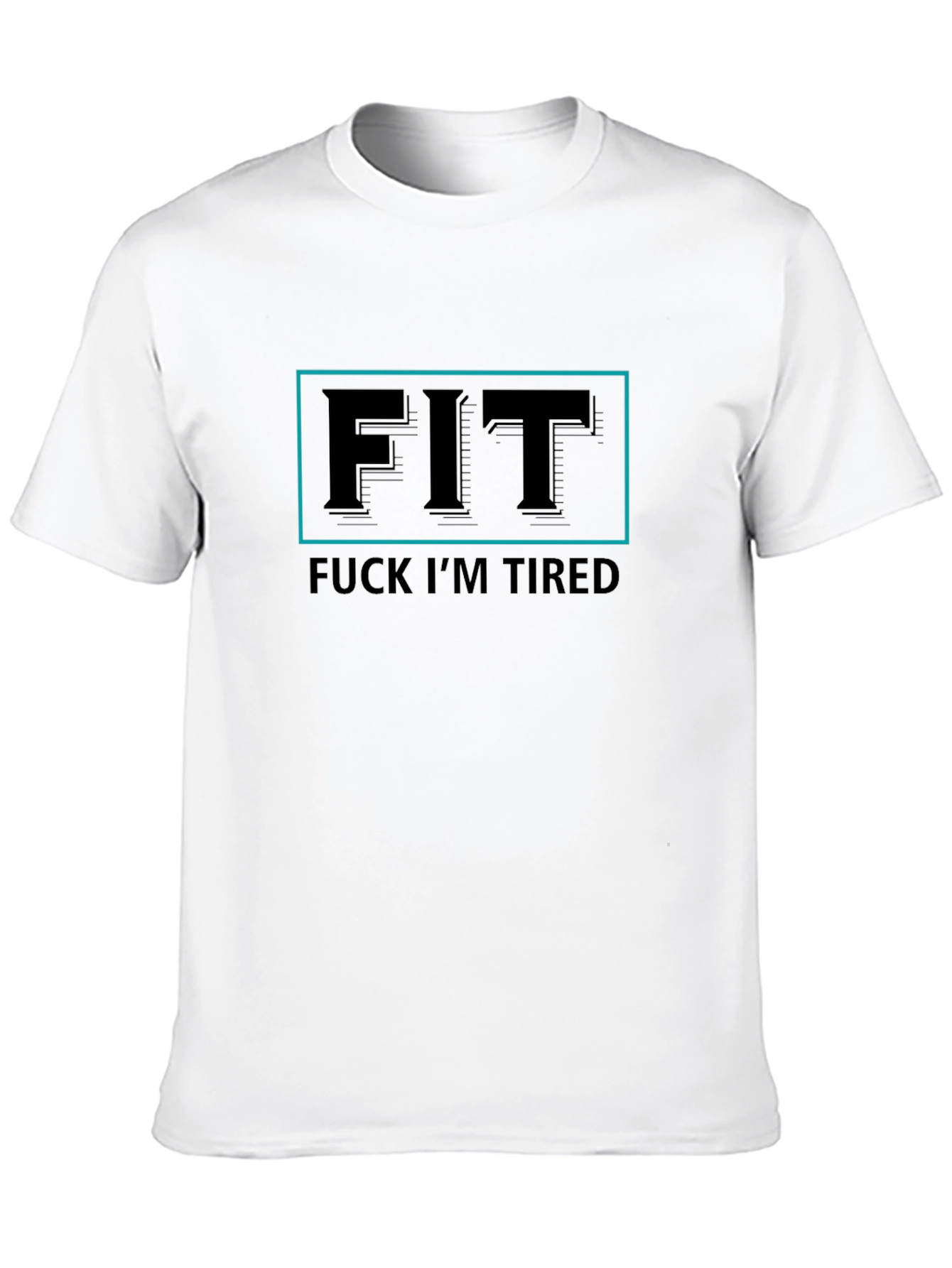 Black FIT Funny Graphic T-Shirt  view 10