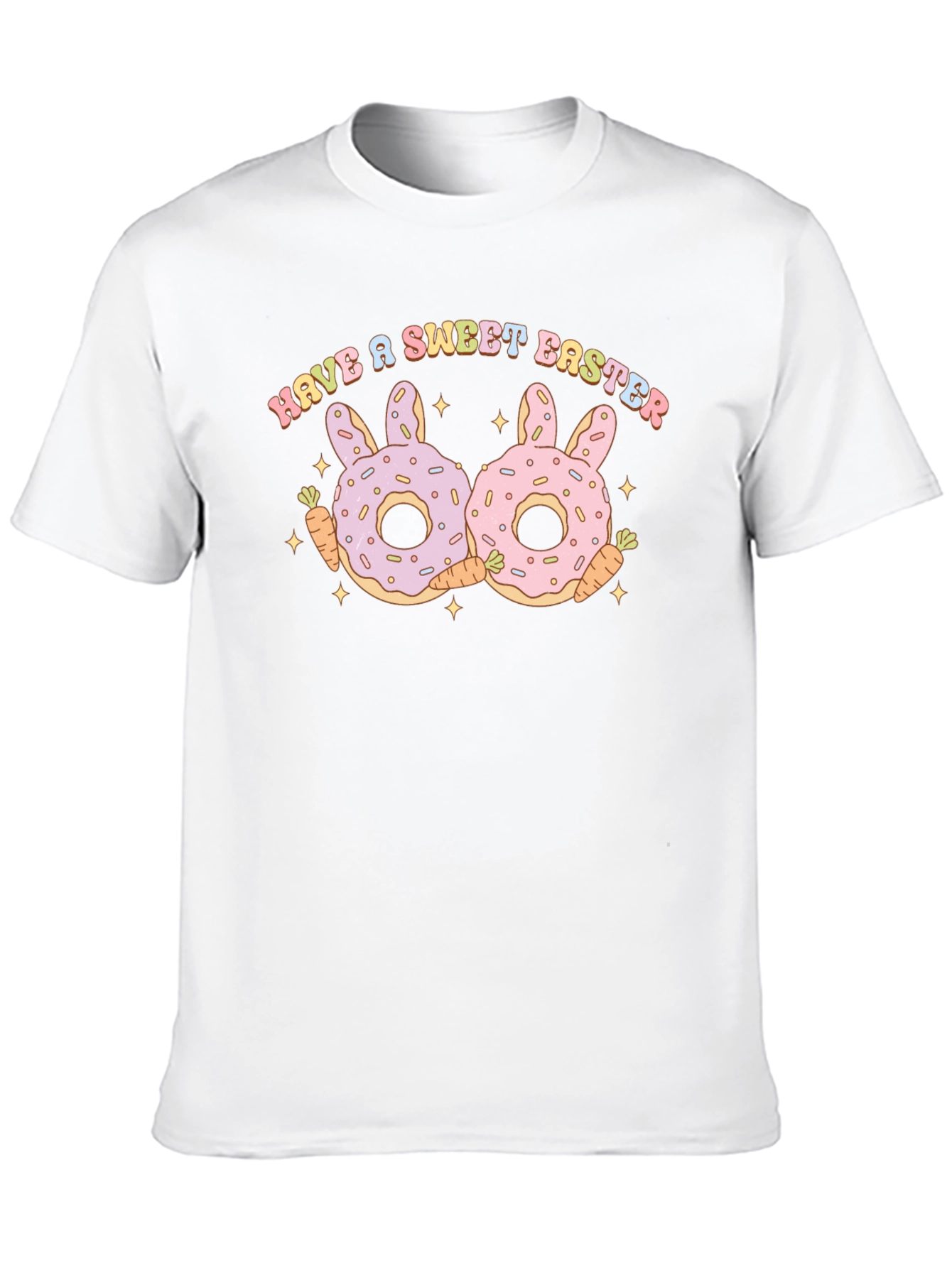 Black Sweet Easter Bunny Donut T-Shirt view 10