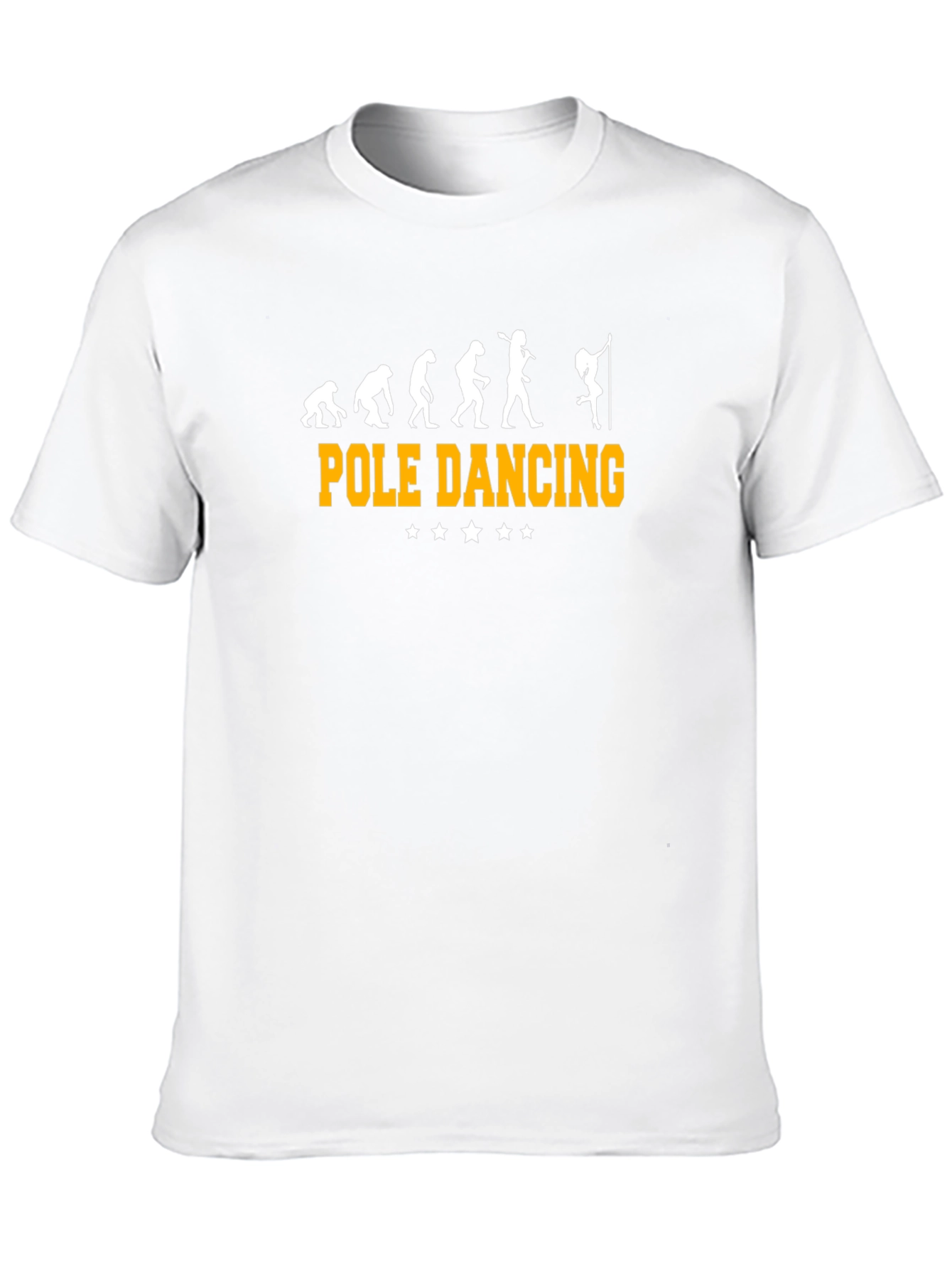 Black Pole Dancing Evolution Funny Black T-Shirt view 10