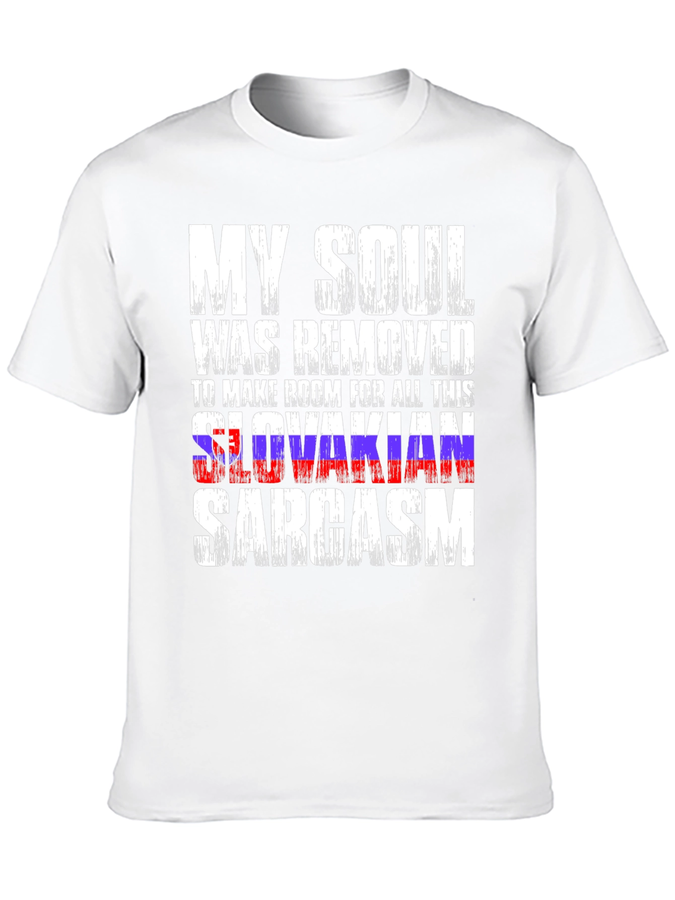 Black Slovakian Sarcasm T-Shirt - Funny Humor Tee view 10