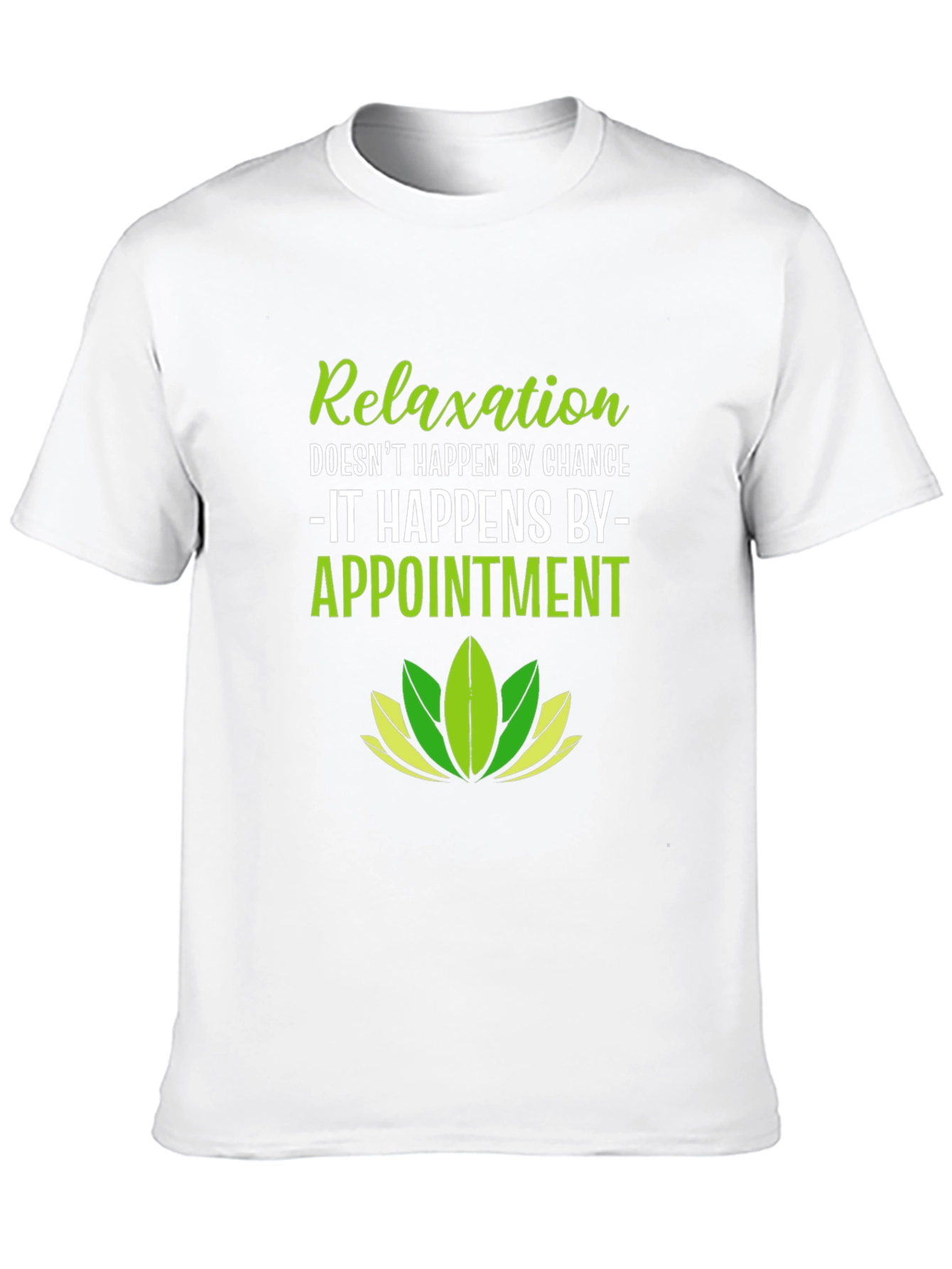 Black Relaxation by Appointment Black T-Shirt view 10