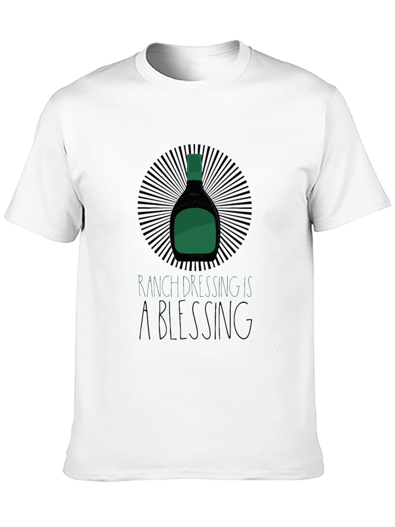 Black Ranch Dressing is a Blessing Graphic Tee view 10