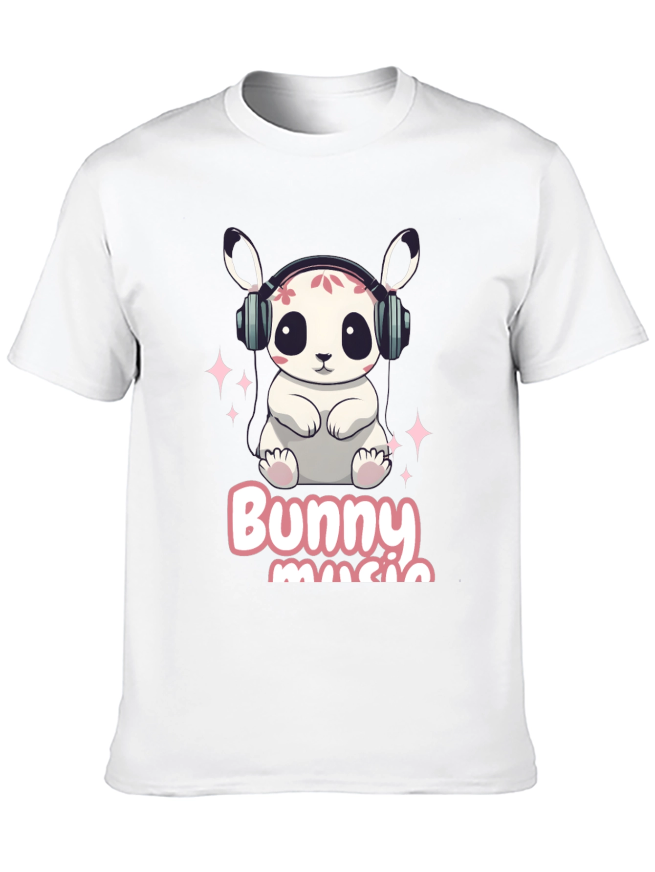 Black Bunny Music T-Shirt view 10