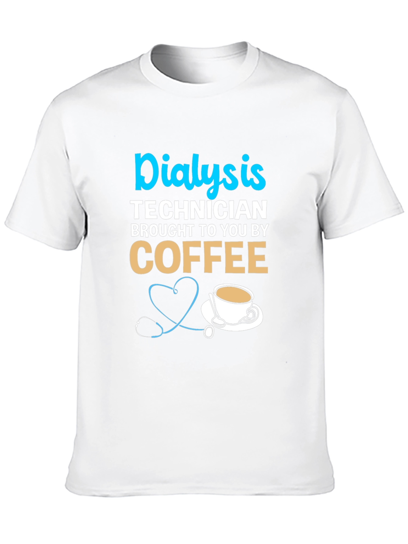 Black Dialysis Technician Coffee T-Shirt view 10