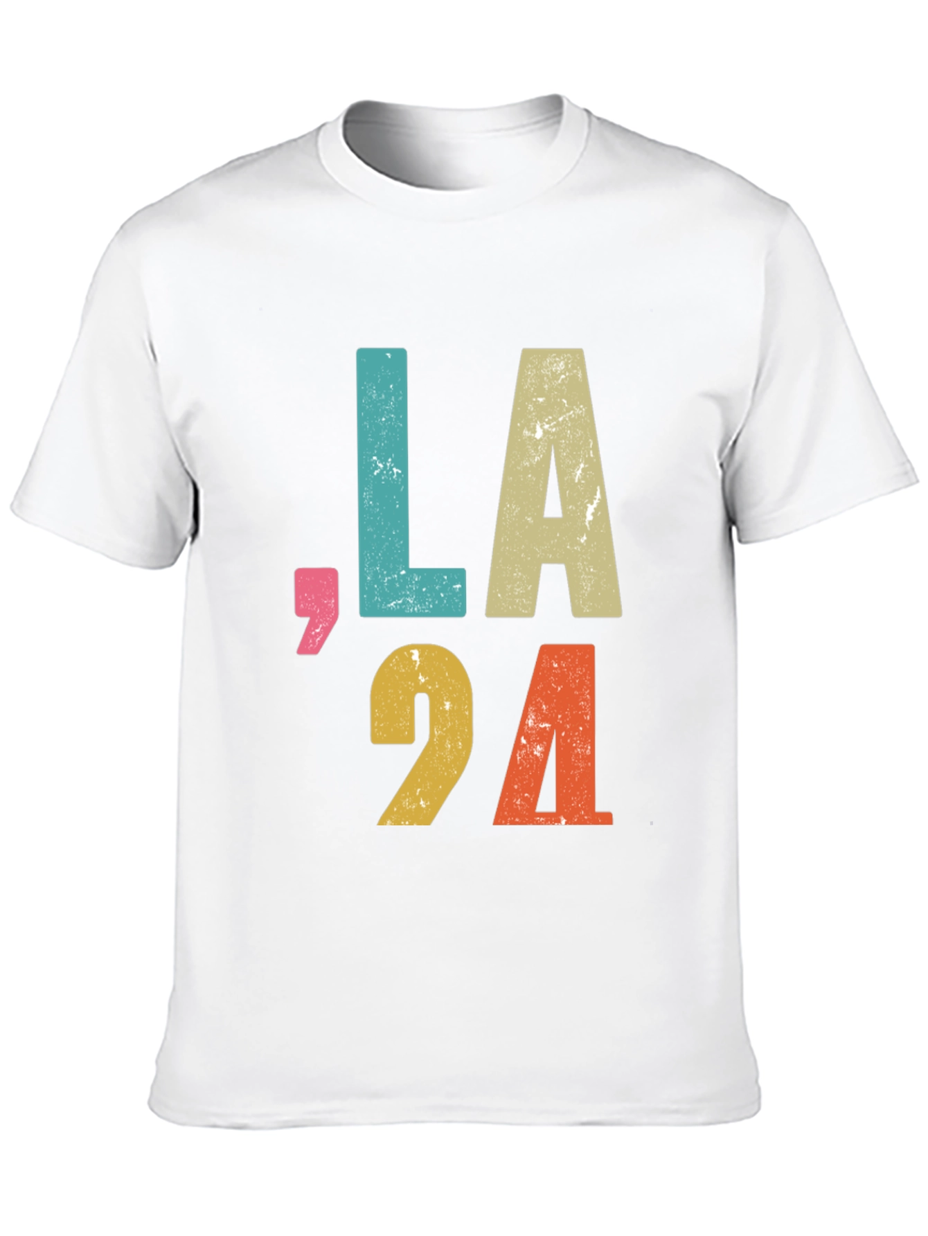 Black Vintage LA 94 Graphic Tee - Retro Style view 10