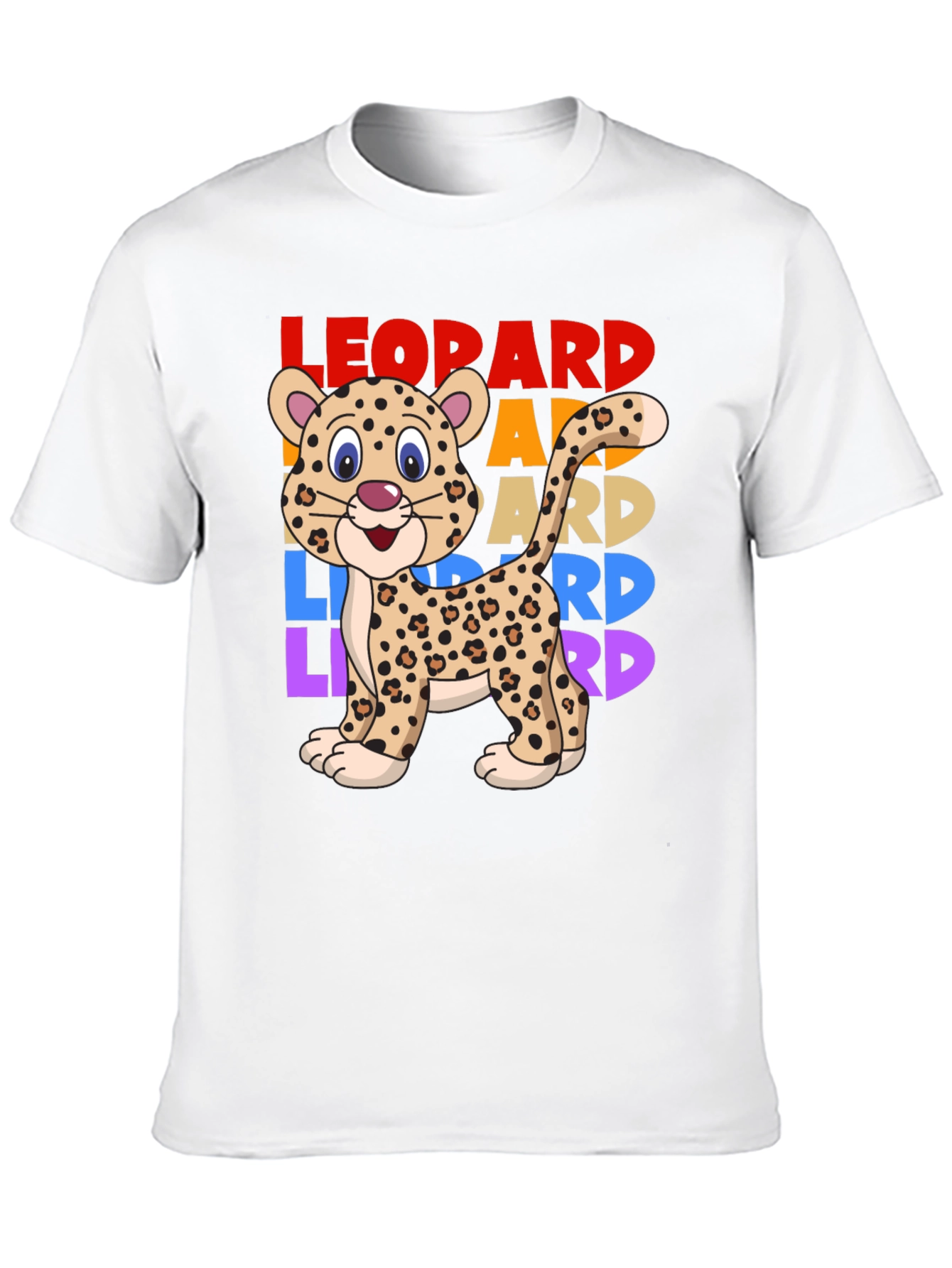 Black Leopard Graphic T-Shirt - Cute Animal Tee view 10