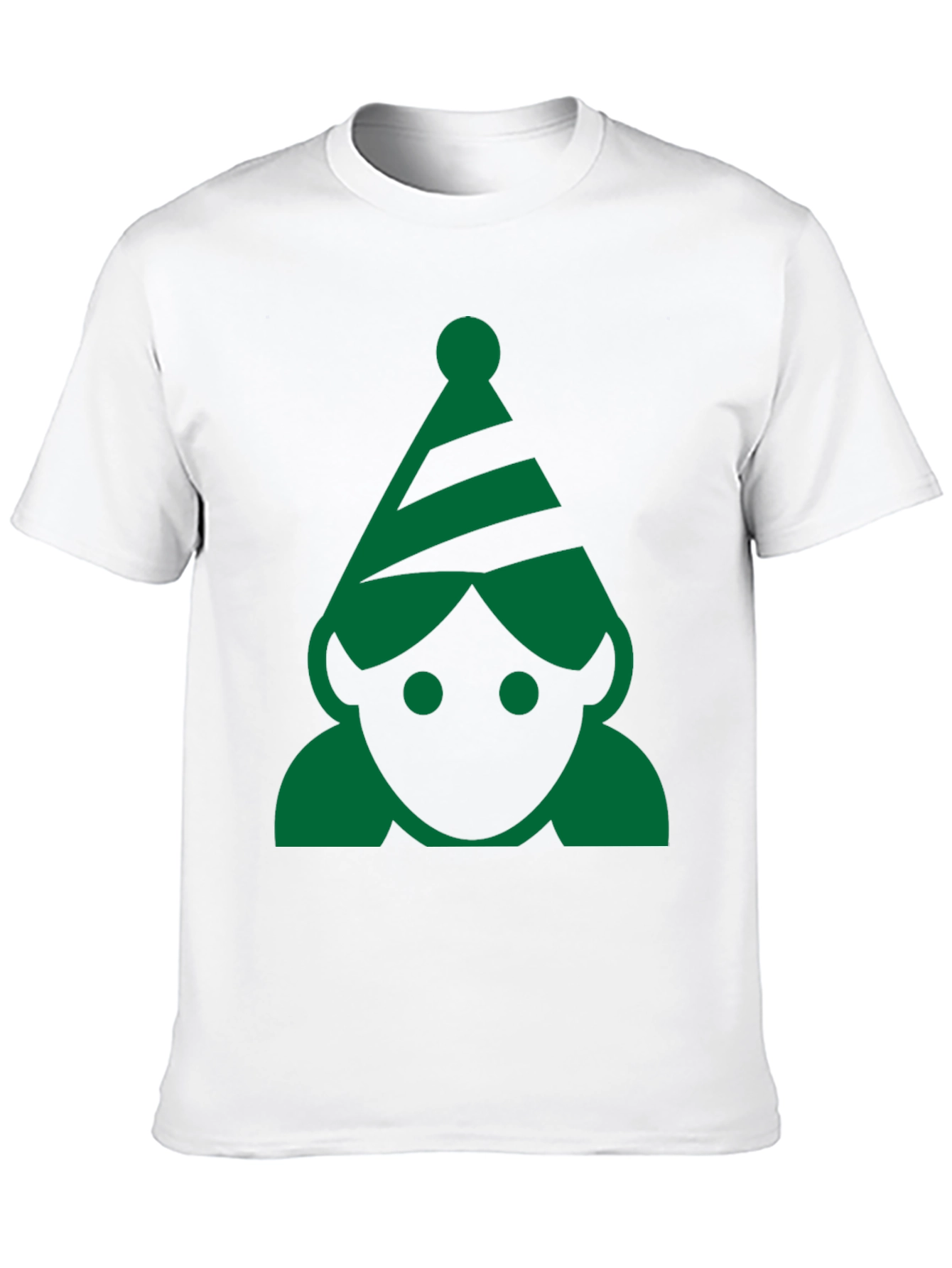 Black Green Elf Graphic Tee - Festive Holiday Shirt view 10