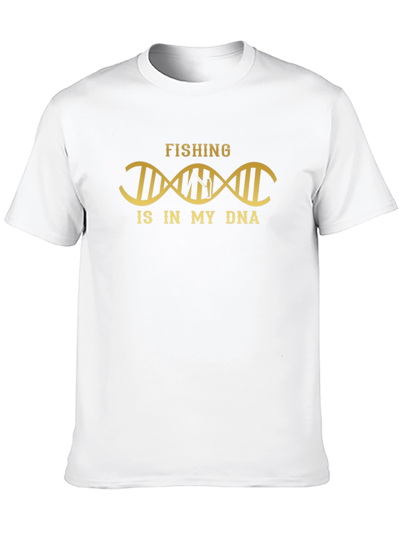 Black Fishing is in My DNA Black T-Shirt view 10