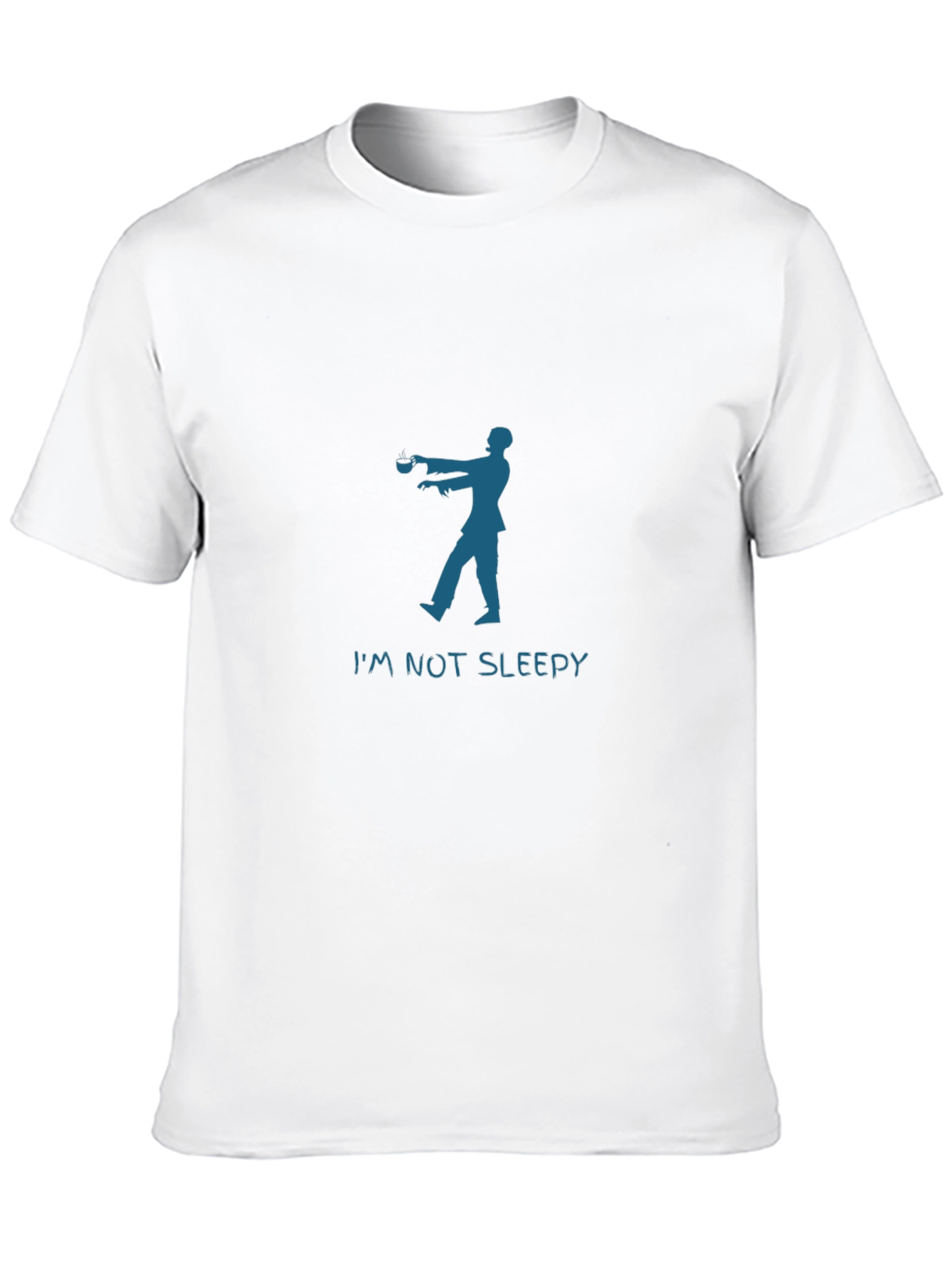 Black I'm Not Sleepy Zombie T-Shirt view 10