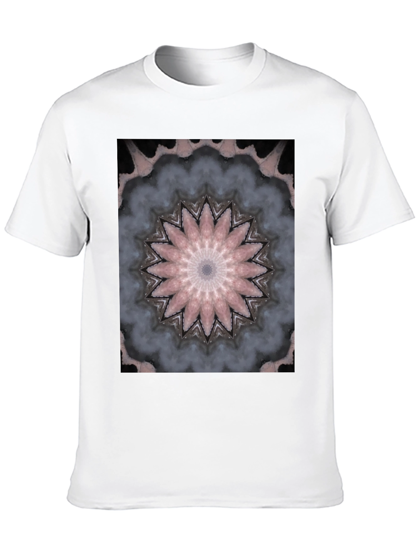 Black Mandala T-Shirt - Unique Graphic Tee view 10