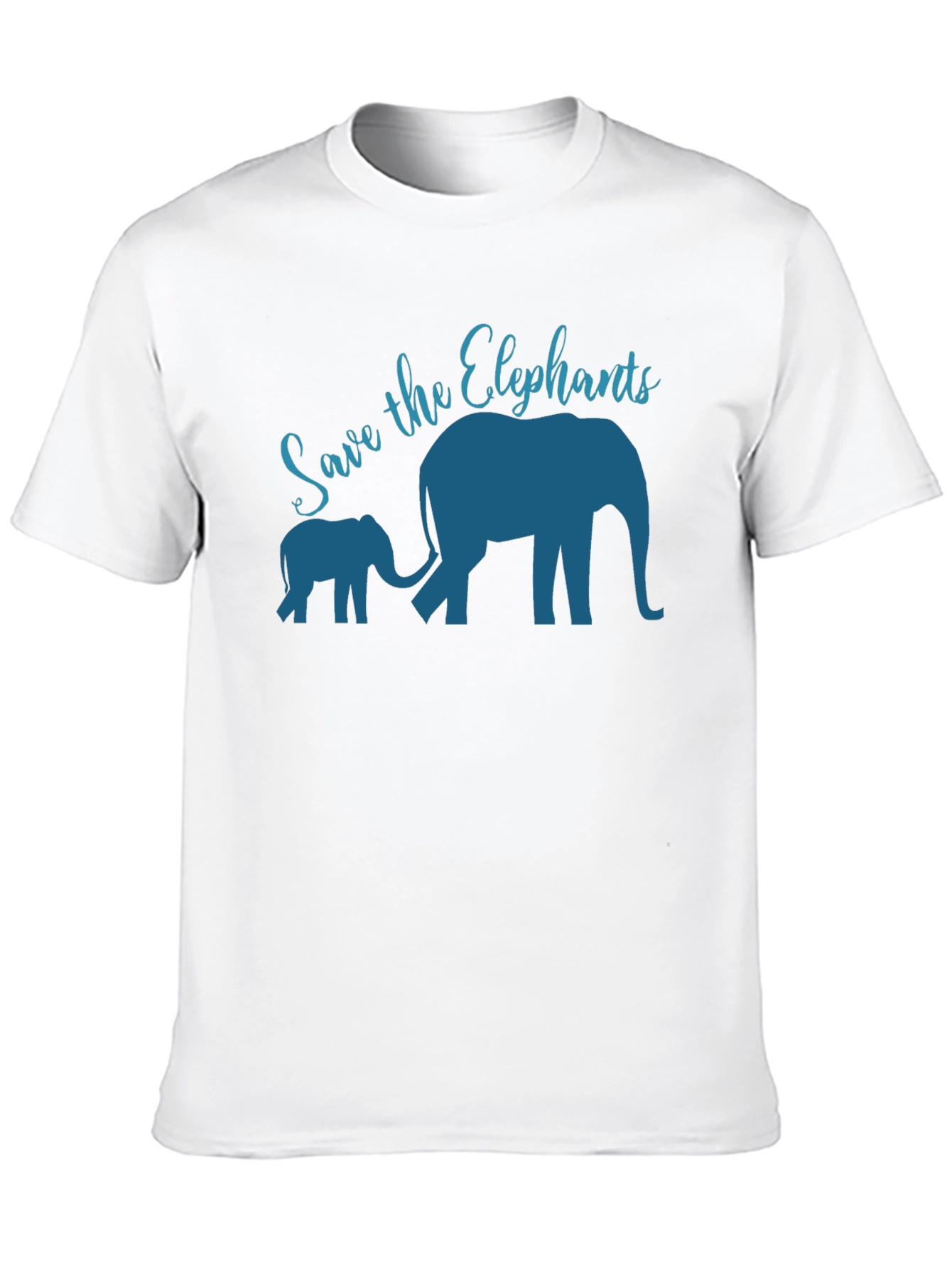 Black Save the Elephants Graphic Tee view 10