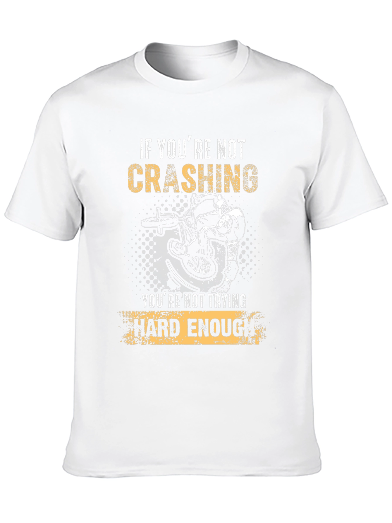 Black Crashing T-Shirt - Try Hard Enough! view 10