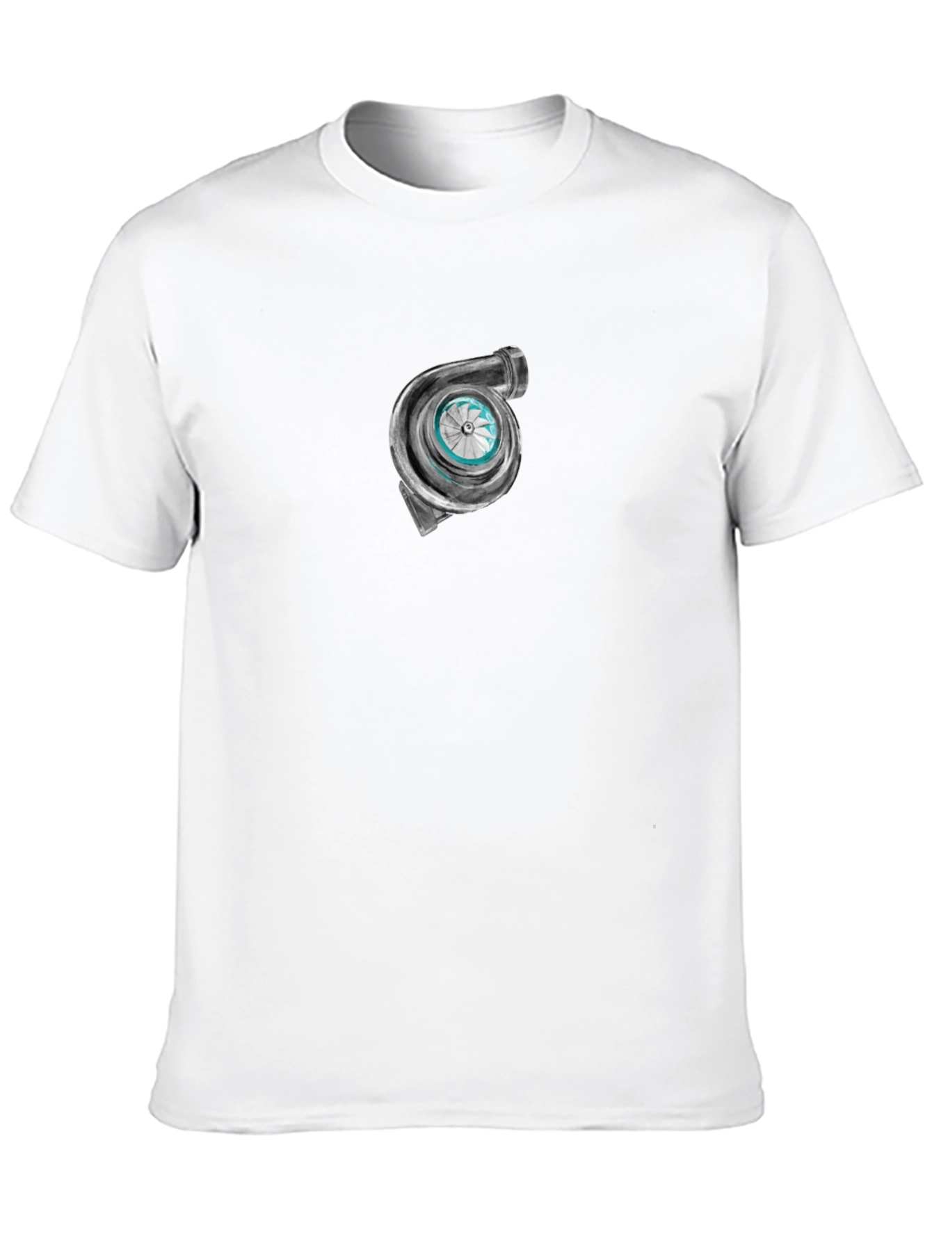 Black Turbo Graphic Black T-Shirt view 10