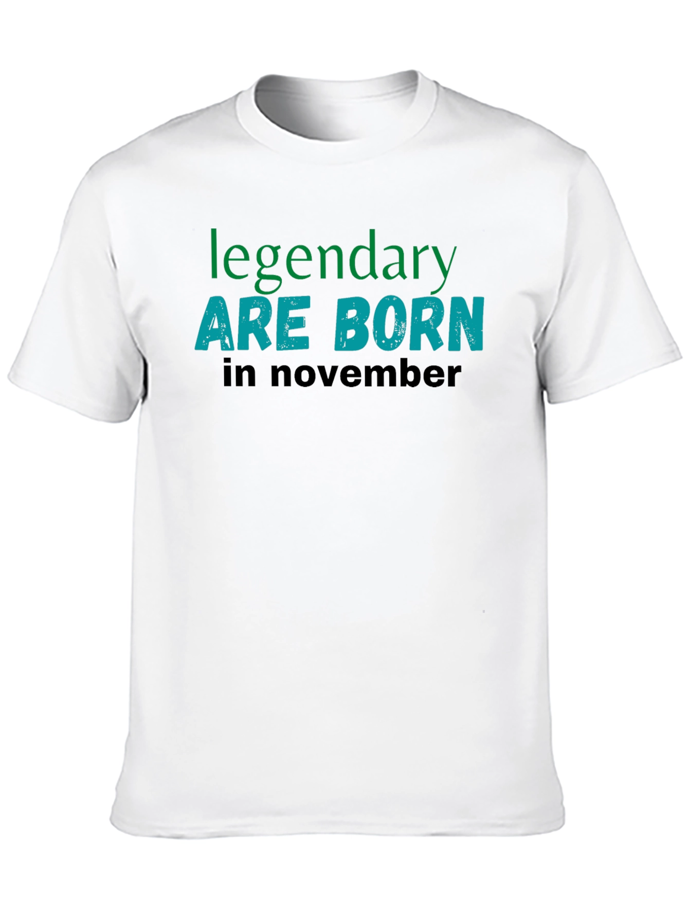 Black Legendary November Birthday T-Shirt view 10