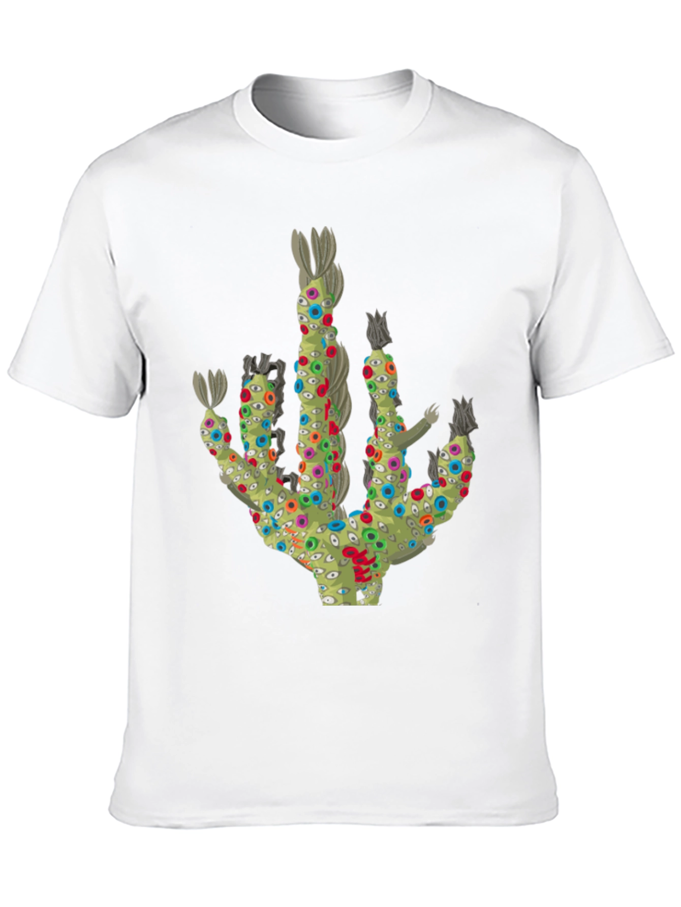 Black Eye-Catching Graphic Tee - Unique Novelty Design view 10