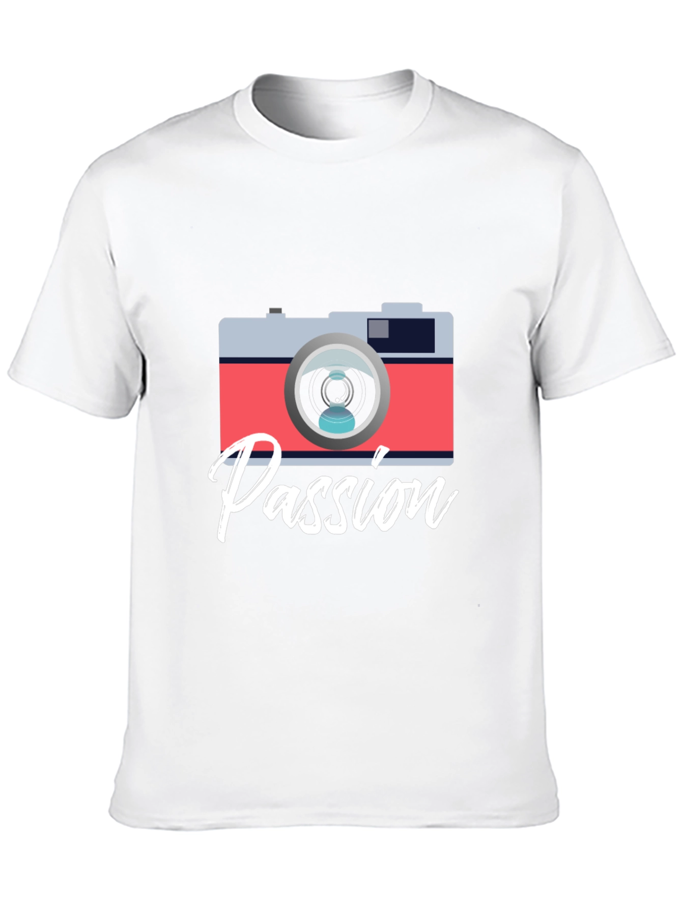 Black Passion Camera Graphic Tee - Photography Lover Shirt view 10