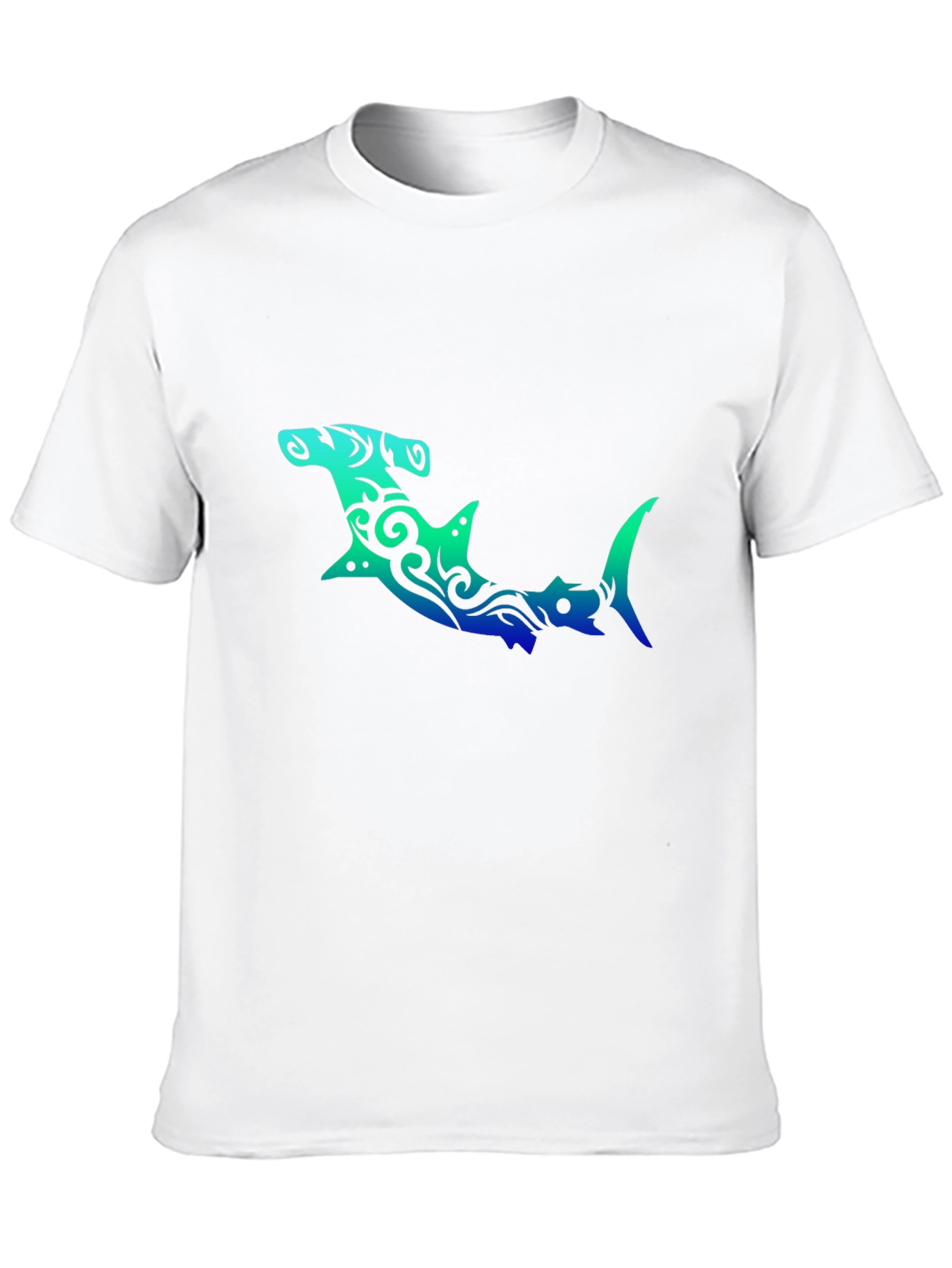 Black Hammerhead Shark Graphic Tee - Unique Design view 10