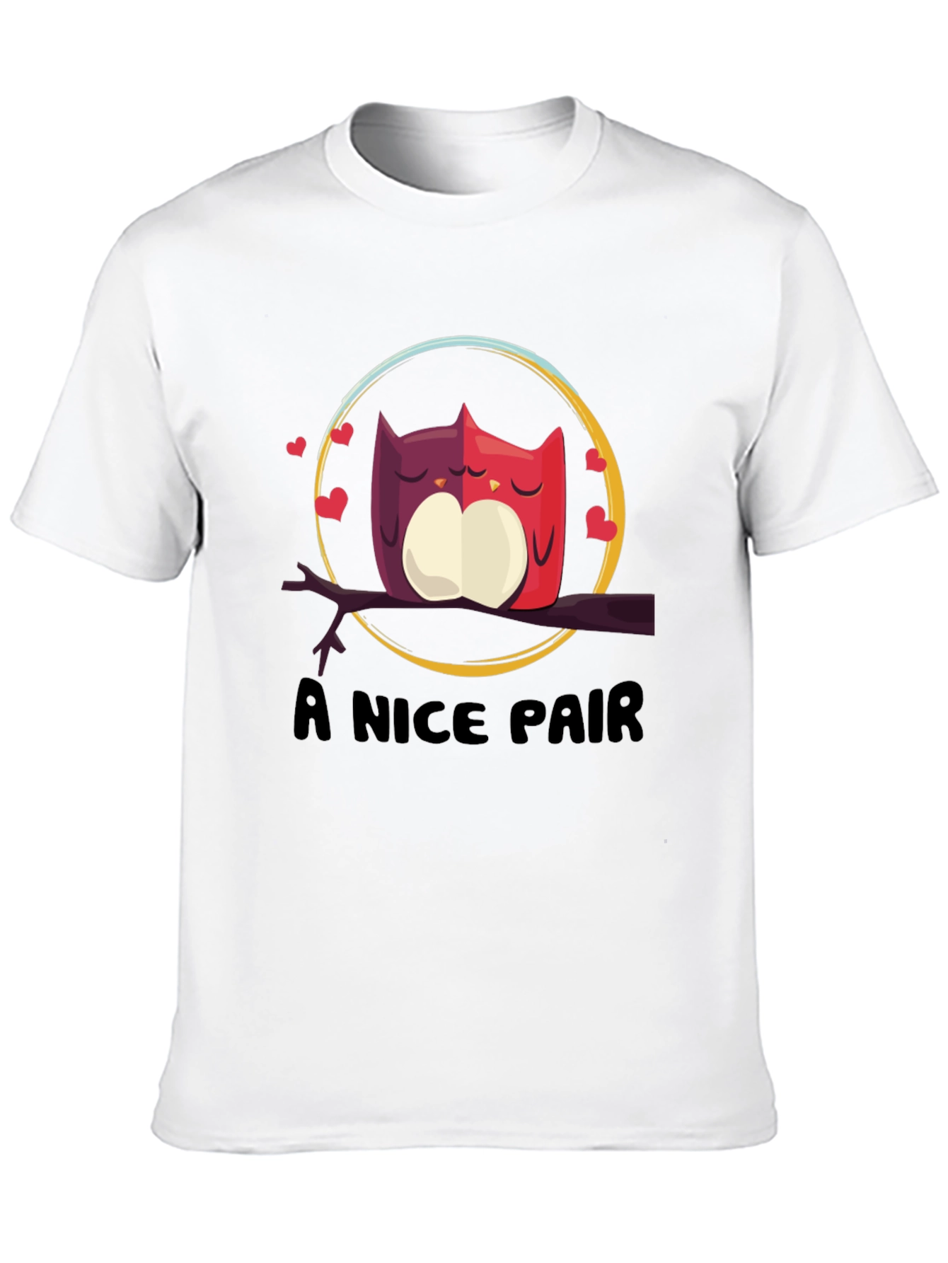 Black A Nice Pair Owl Graphic Tee view 10