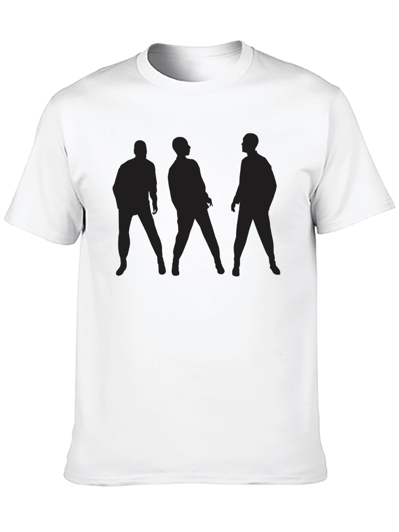 Black Silhouette Trio Black T-Shirt view 10