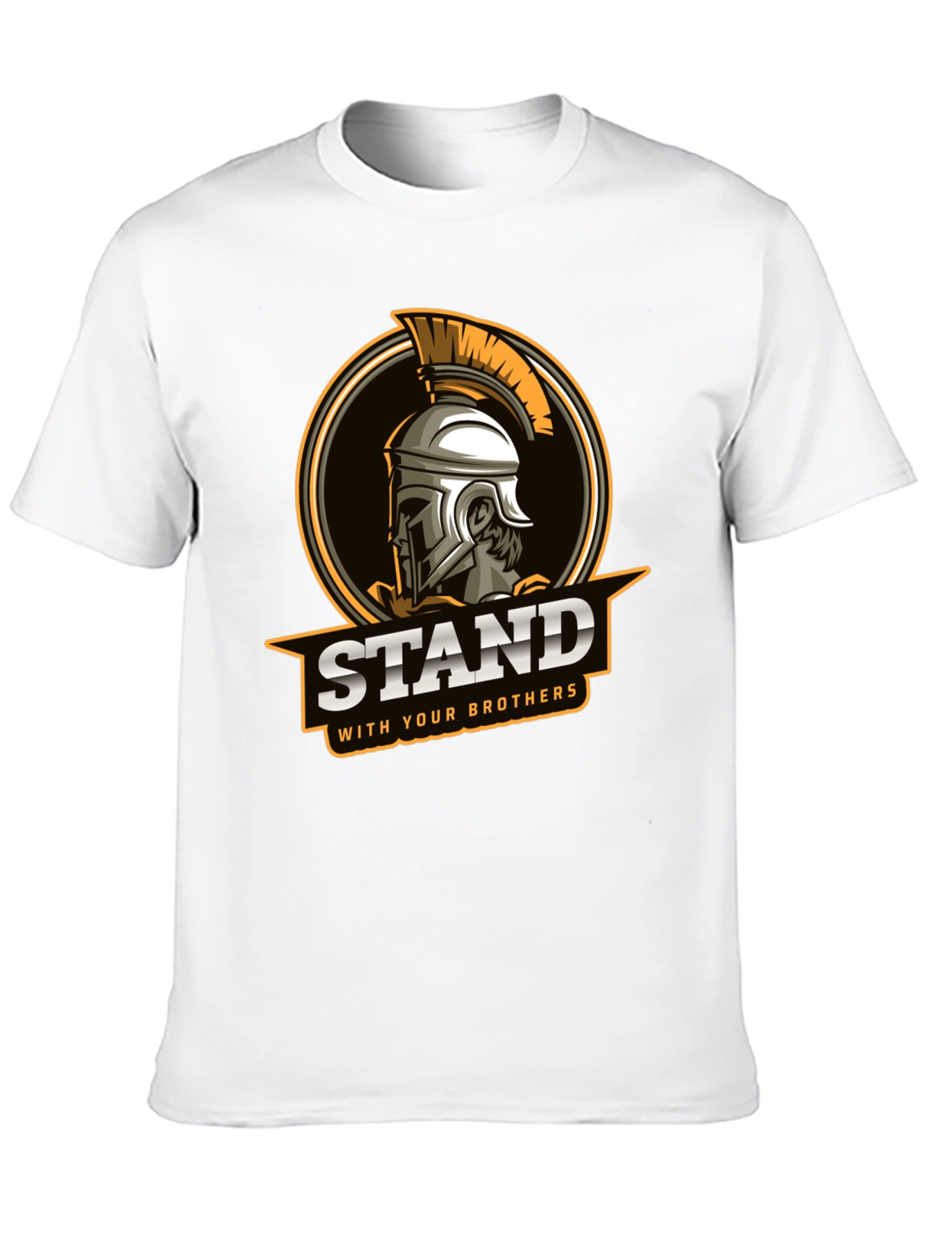 Black Stand With Your Brothers Graphic Tee view 10