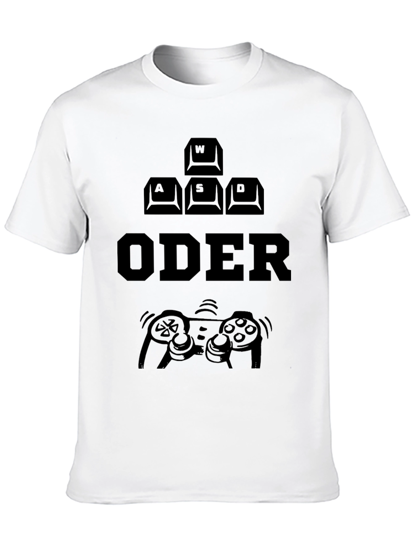 Black Gamer Mode T-Shirt - Black Graphic Tee view 10