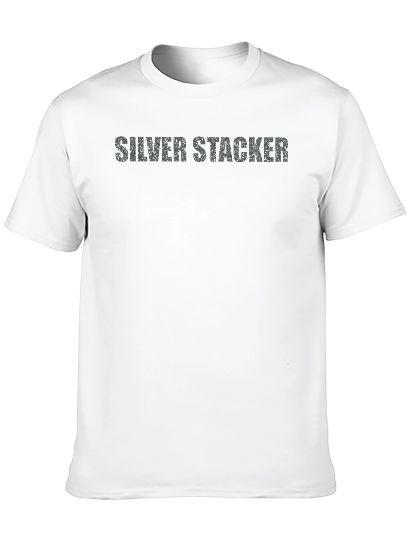 Black Silver Stacker Black T-Shirt view 10