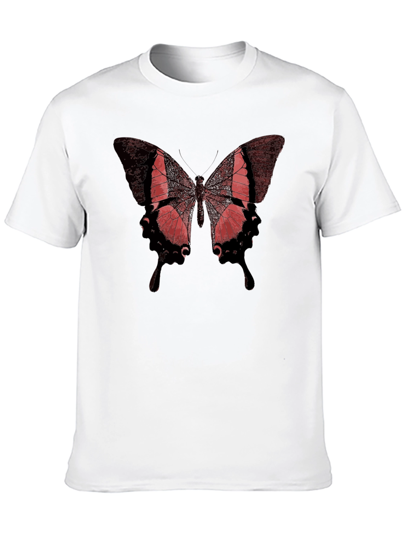 Black Butterfly Graphic Tee - Stylish Black T-Shirt view 10