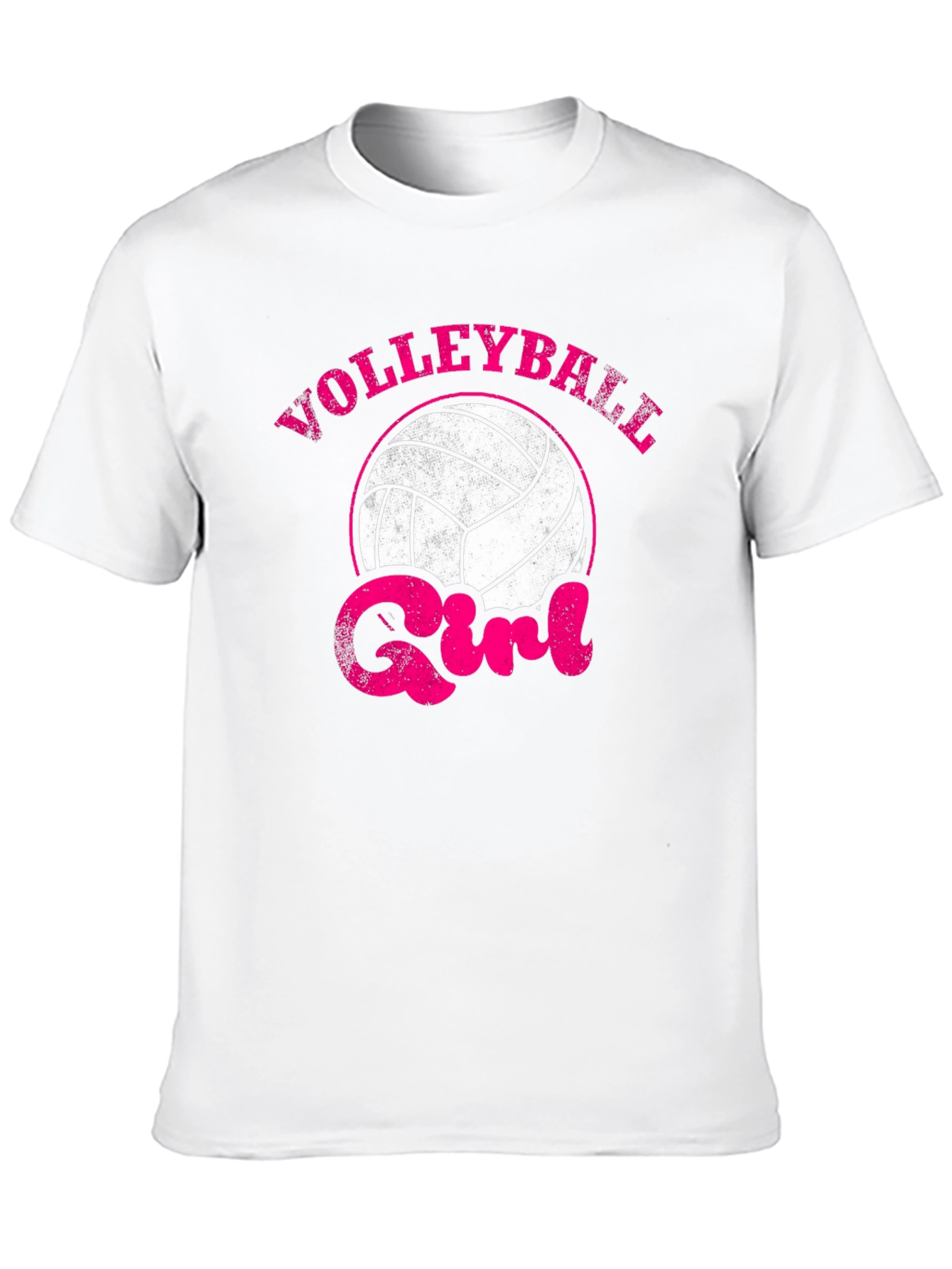Black Volleyball Girl Graphic T-Shirt view 10