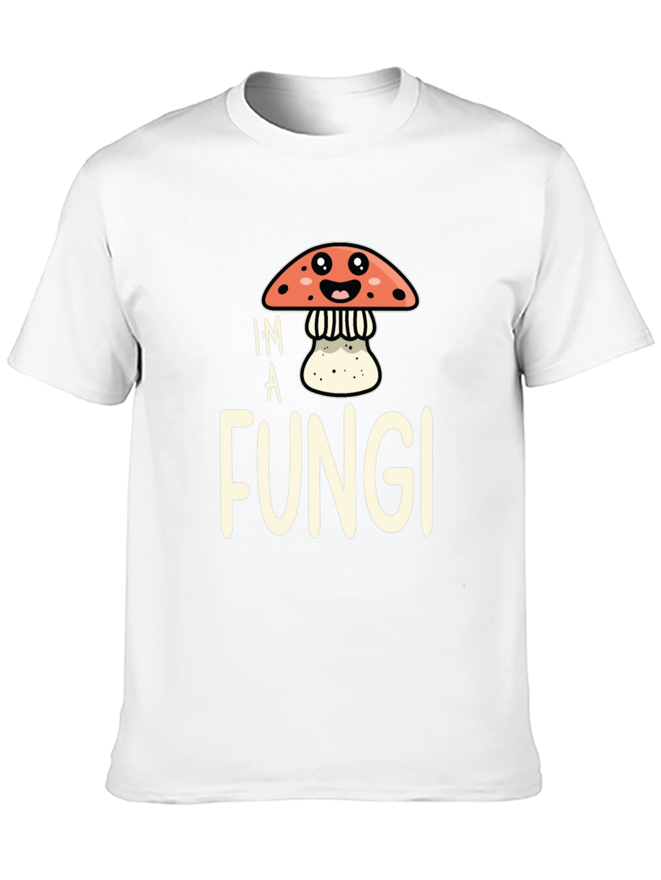 Black I'm a Fungi T-Shirt Funny Mushroom Graphic Tee view 10