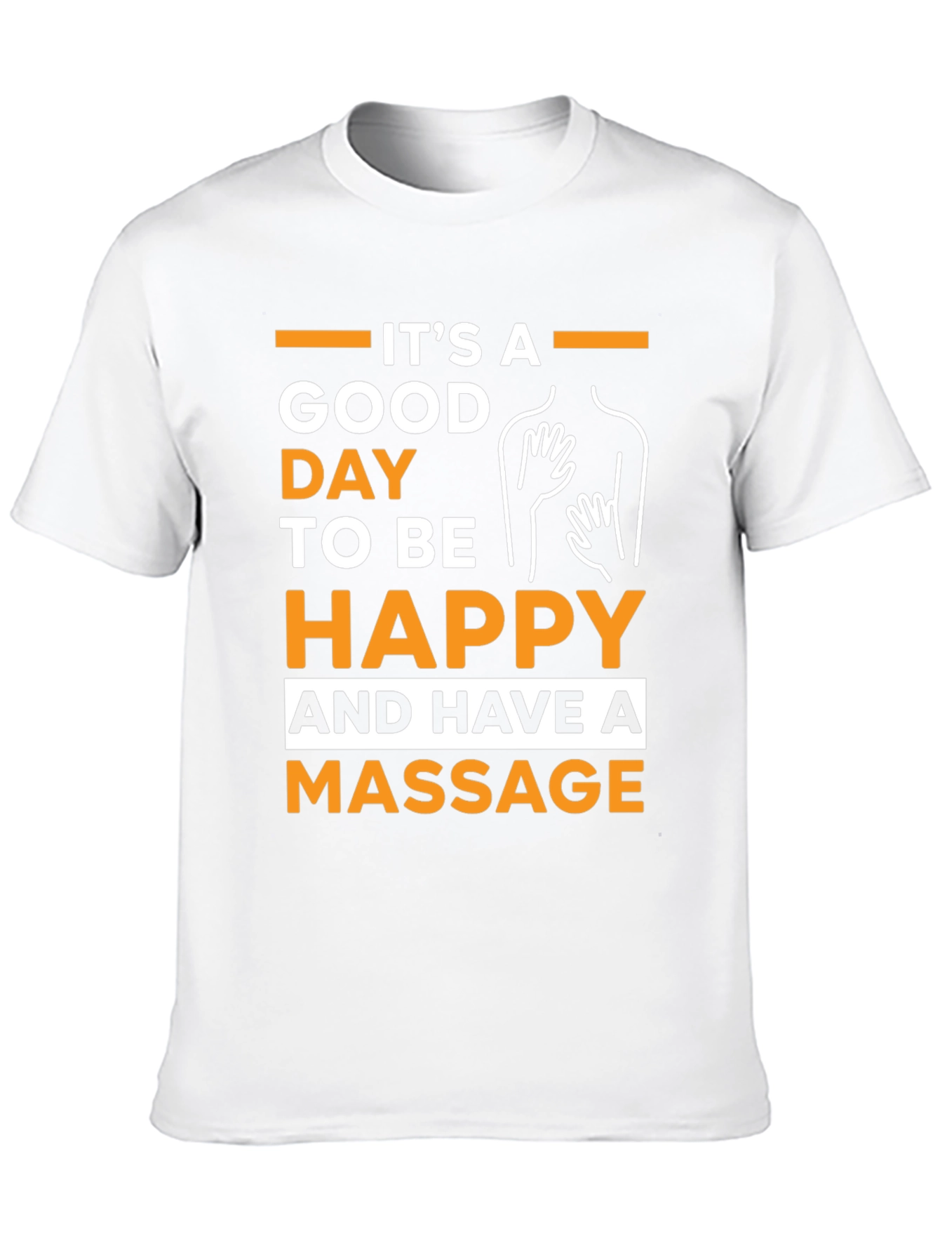 Black Good Day for Massage Graphic Tee - Unisex view 10