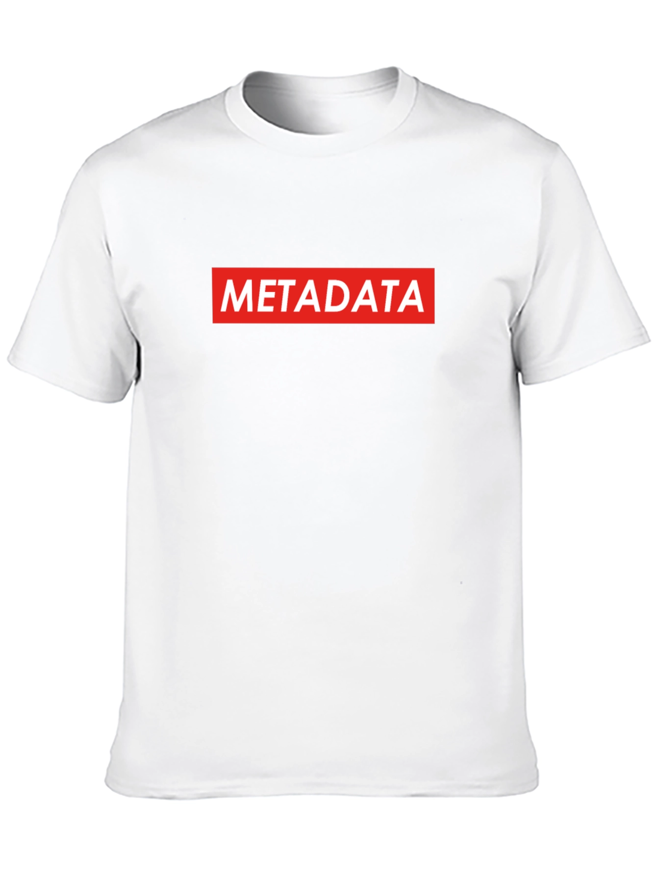 Black Metadata T-Shirt - Stylish Casual Wear view 10