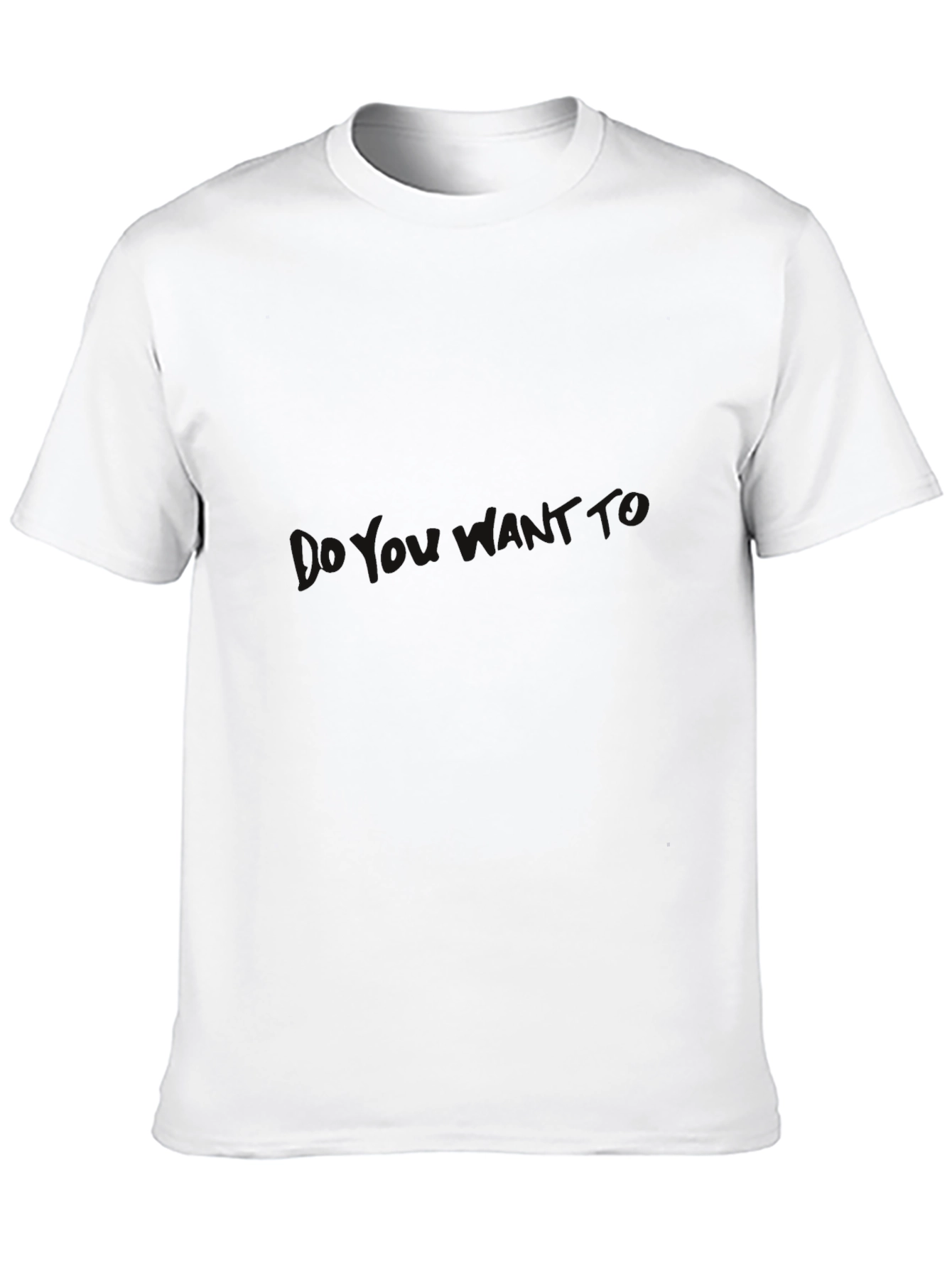 Black Men's Black Short Sleeve Crew Neck T-Shirt view 10