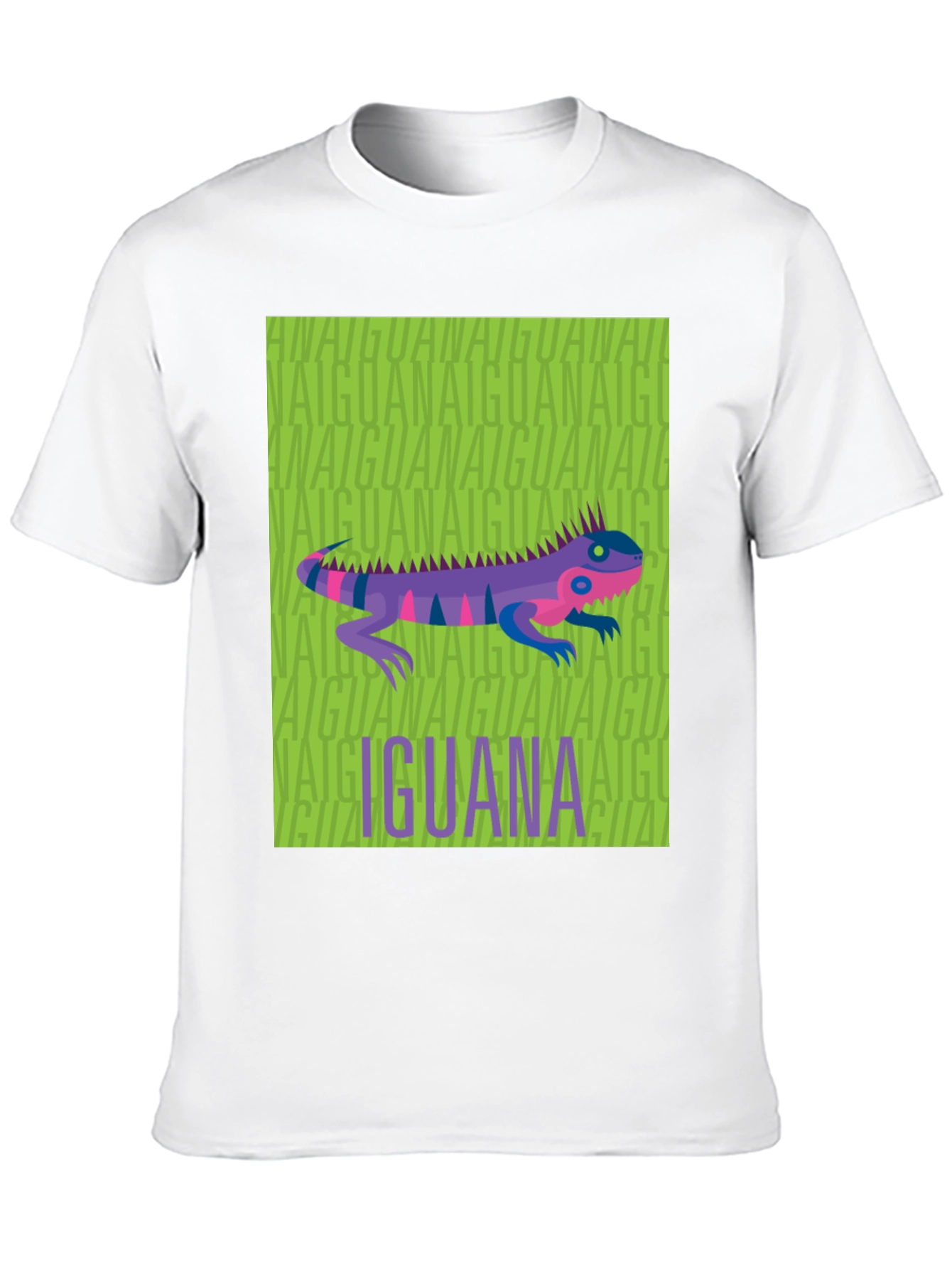 Black Iguana Graphic Print Black T-Shirt view 10