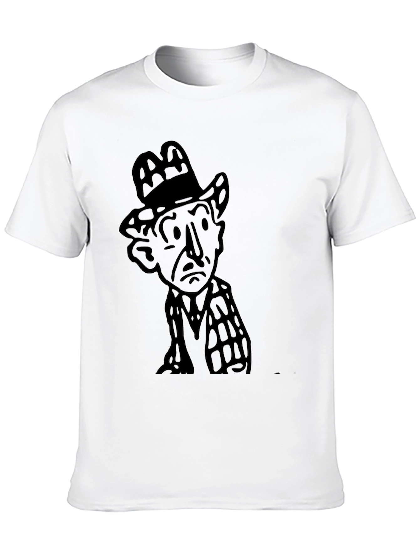 Black Noir Detective Graphic Tee - Classic Style view 10