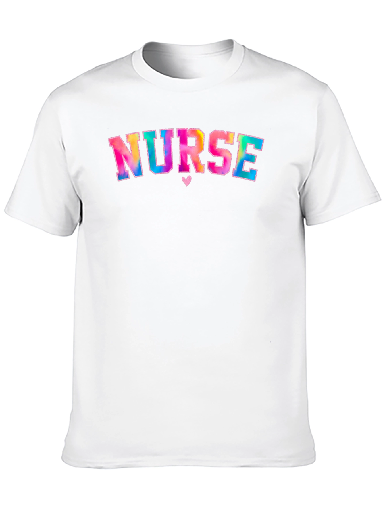 Black Nurse Colorful Tie Dye Graphic T-Shirt view 10