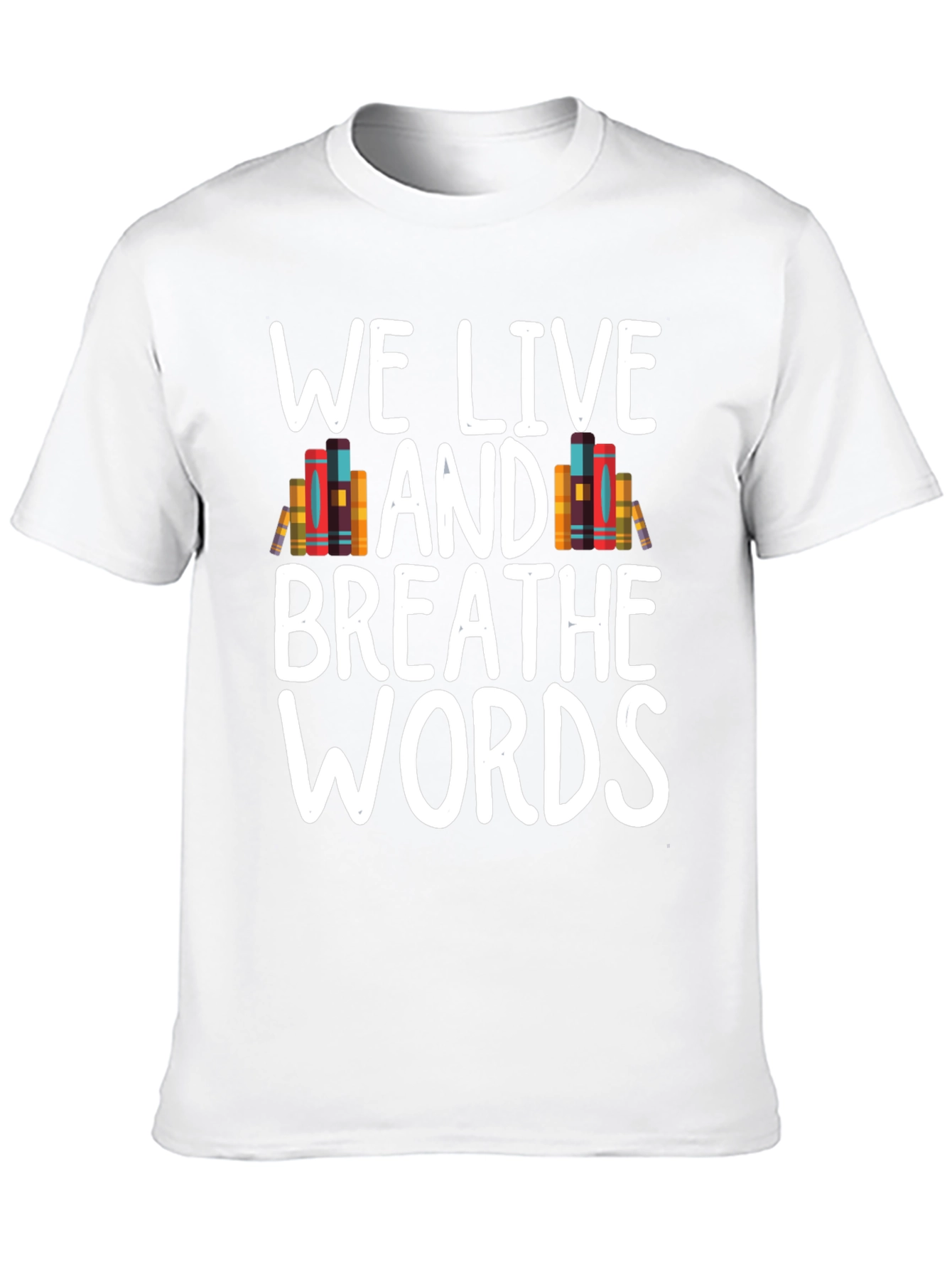 Black Book Lover T-Shirt - We Live and Breathe Words view 10