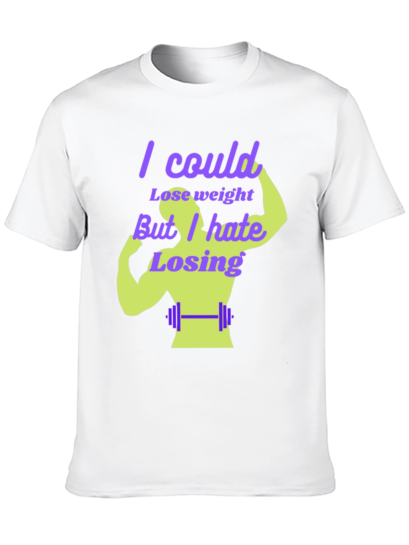Black Funny Weightlifting T-Shirt - I Could Lose Weight view 10