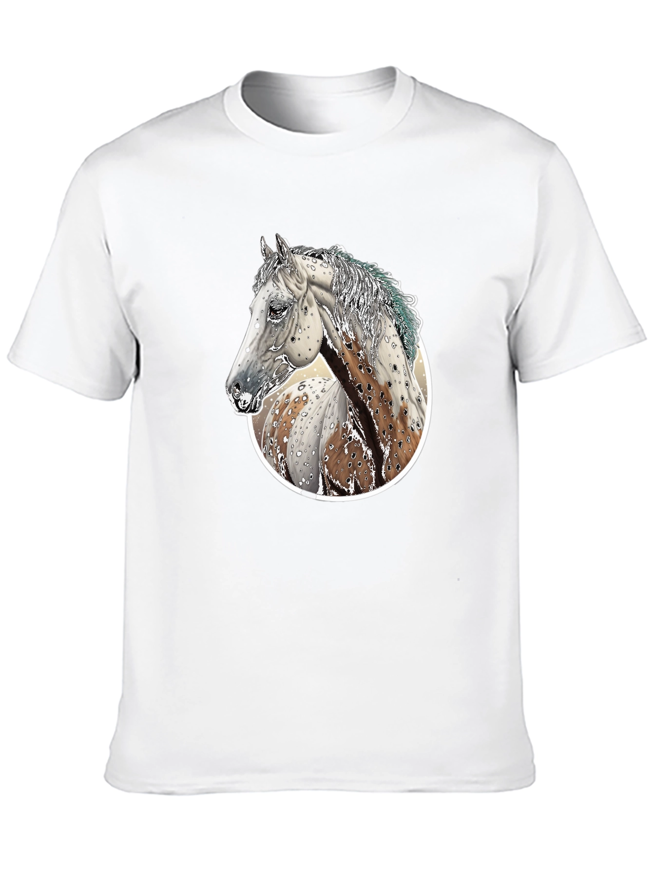 Black Horse Graphic Tee - Men's Black T-Shirt view 10