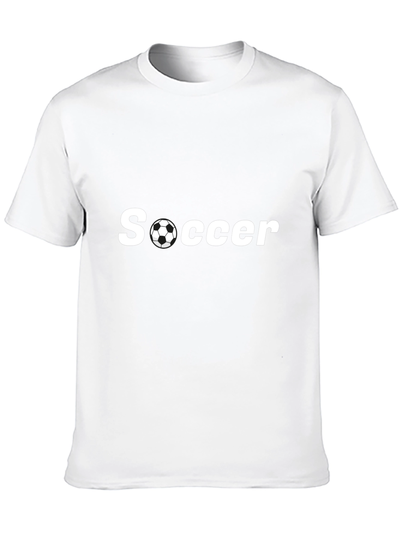 Black Soccer Graphic T-Shirt - Classic Black view 10