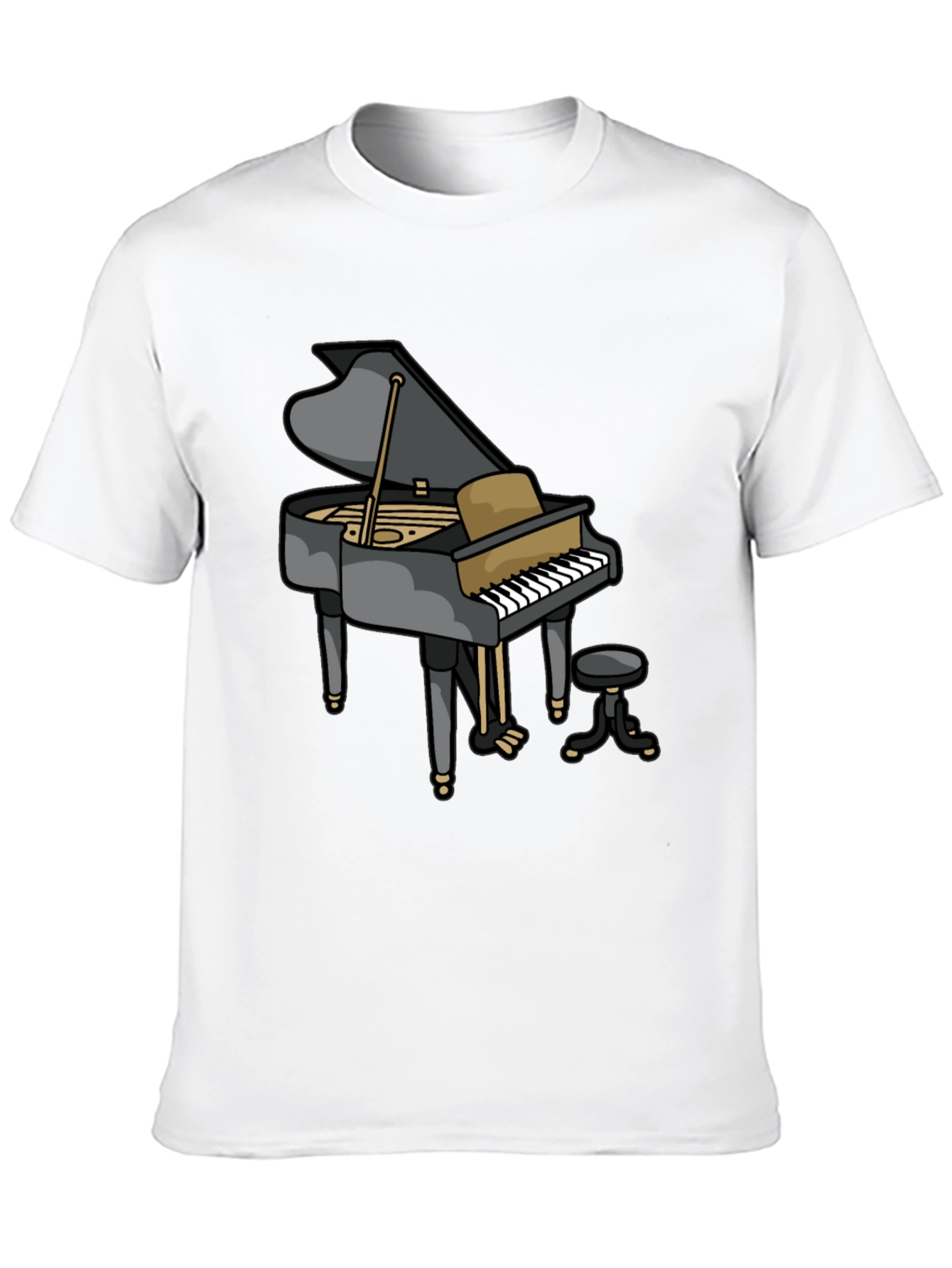 Piano T-Shirt - Music Lover Tee - 10