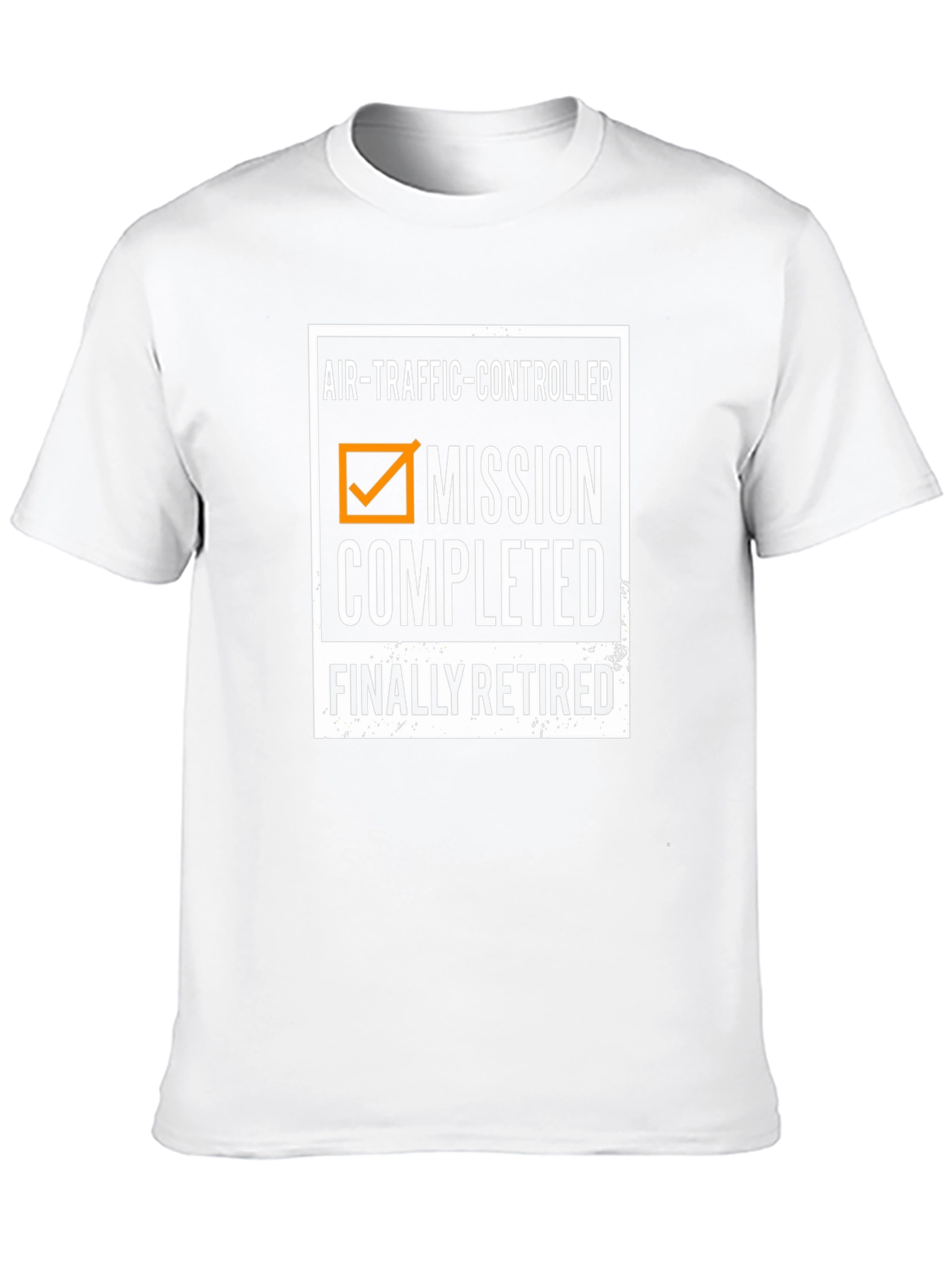 Black Air Traffic Controller Retired T-Shirt Mission Completed view 10