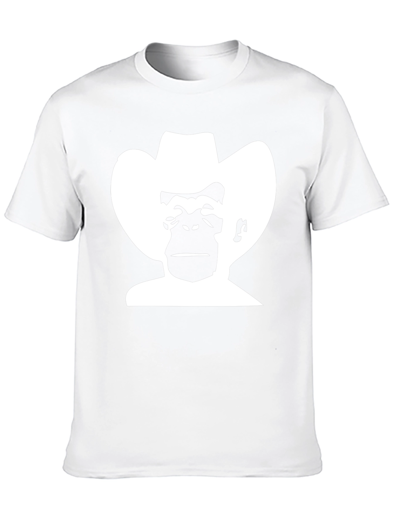 Black Cowboy Monkey T-Shirt - Black Graphic Tee view 10