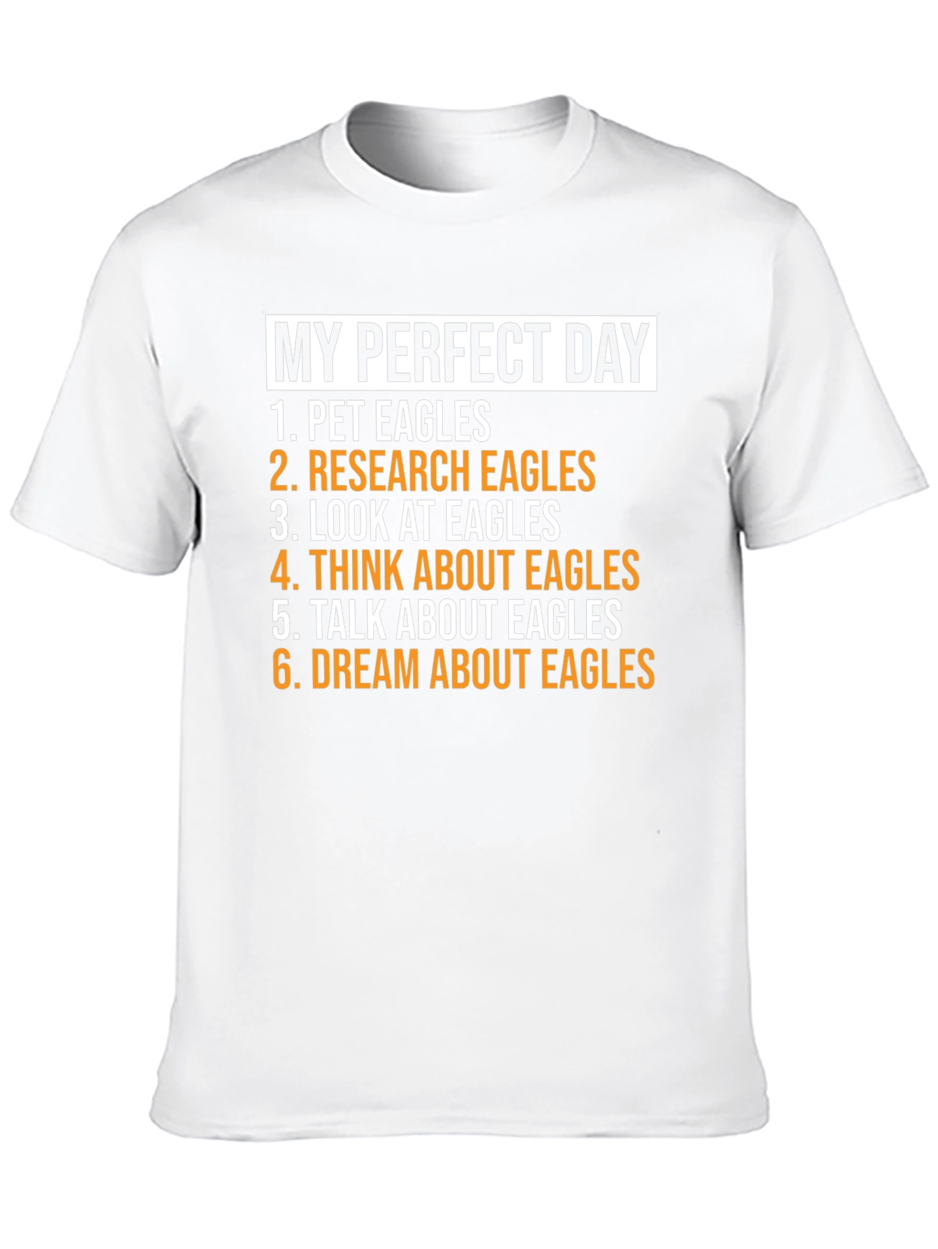 Black My Perfect Day Eagles T-Shirt view 10