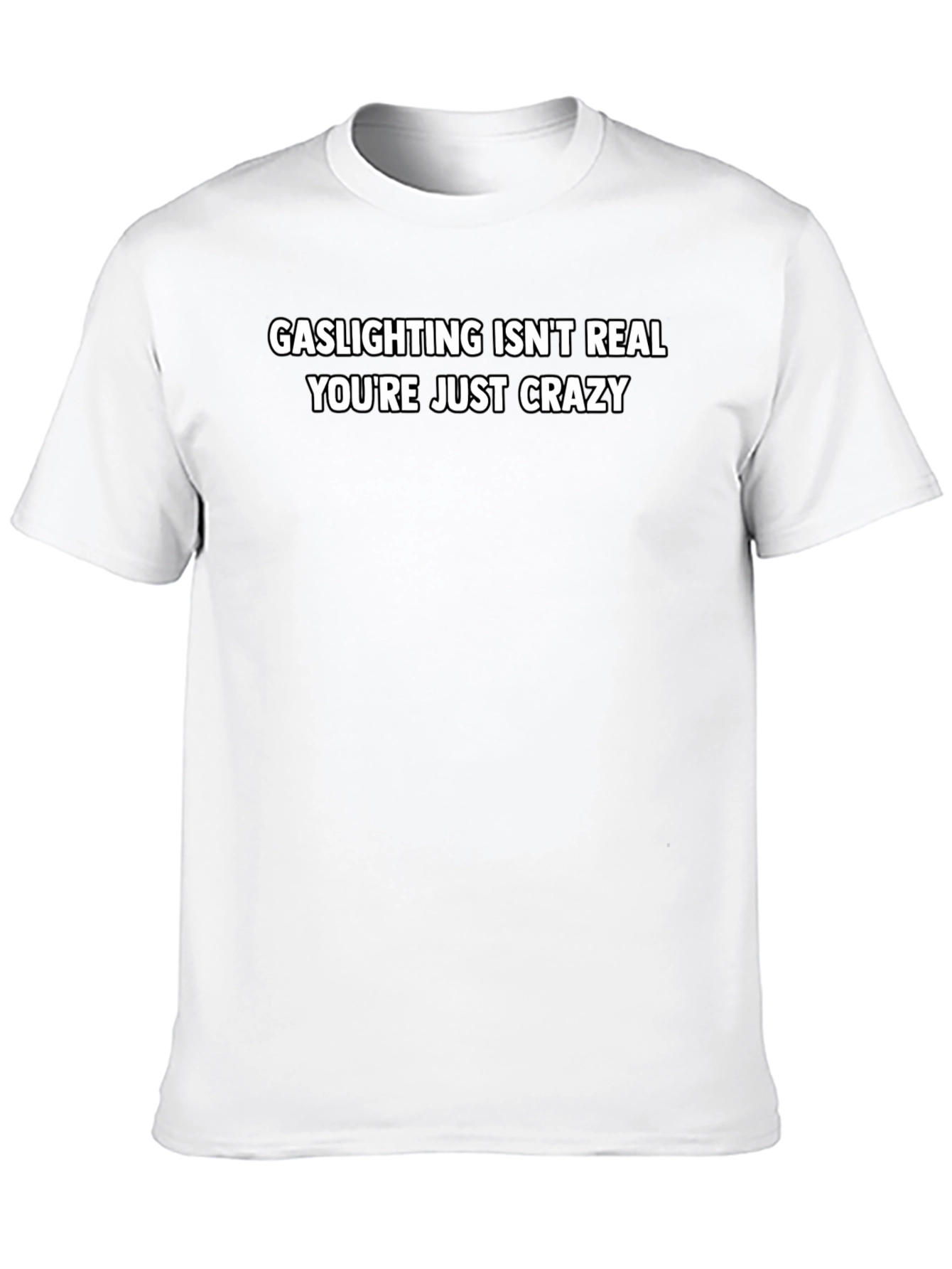 Black Gaslighting Isn't Real Graphic Tee view 10